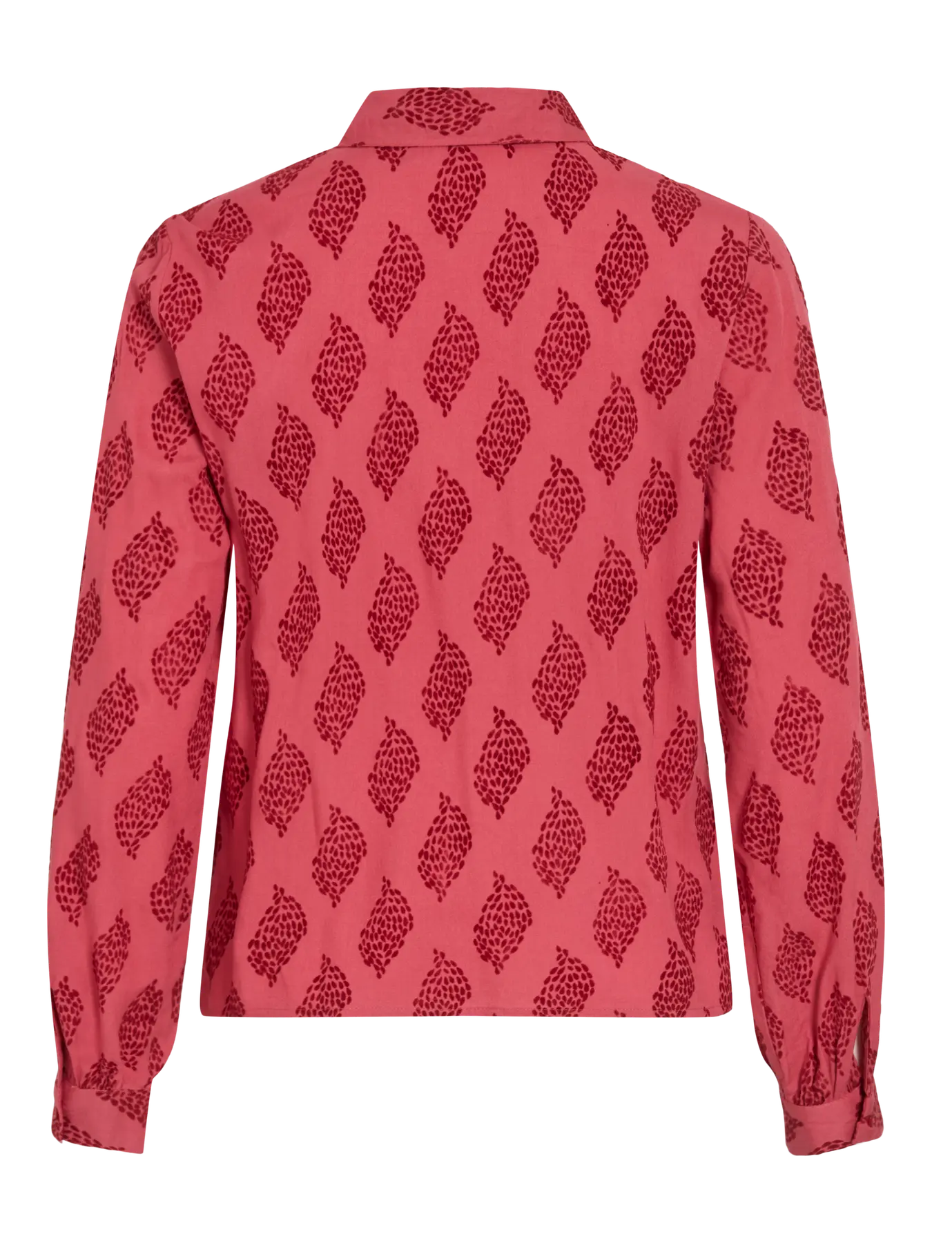 Camisa Vimorana Manga Larga Rojo Berry