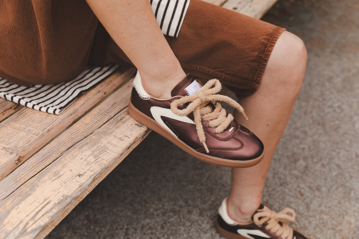Zapatillas Nova Metallic Chocolate