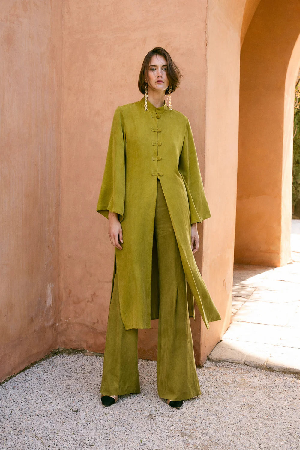 Abrigo Chiniski Oliva