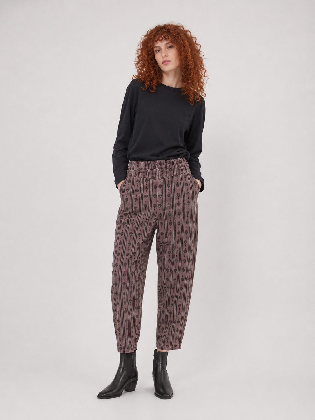 Pantalón Mom fit