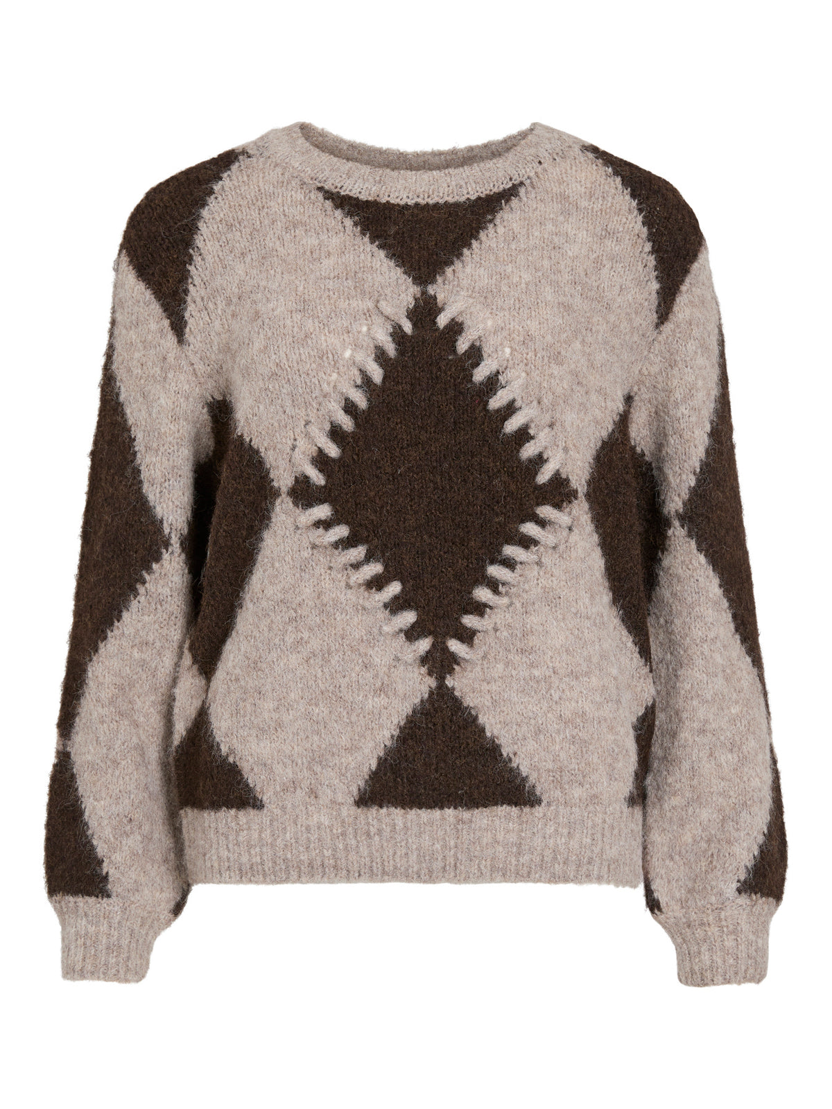 Jersey Vitora jacquard cuello redondo manga larga