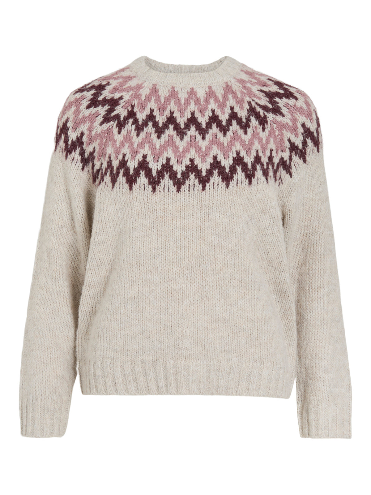 Jersey Vitoni jacquard cuello redondo manga larga