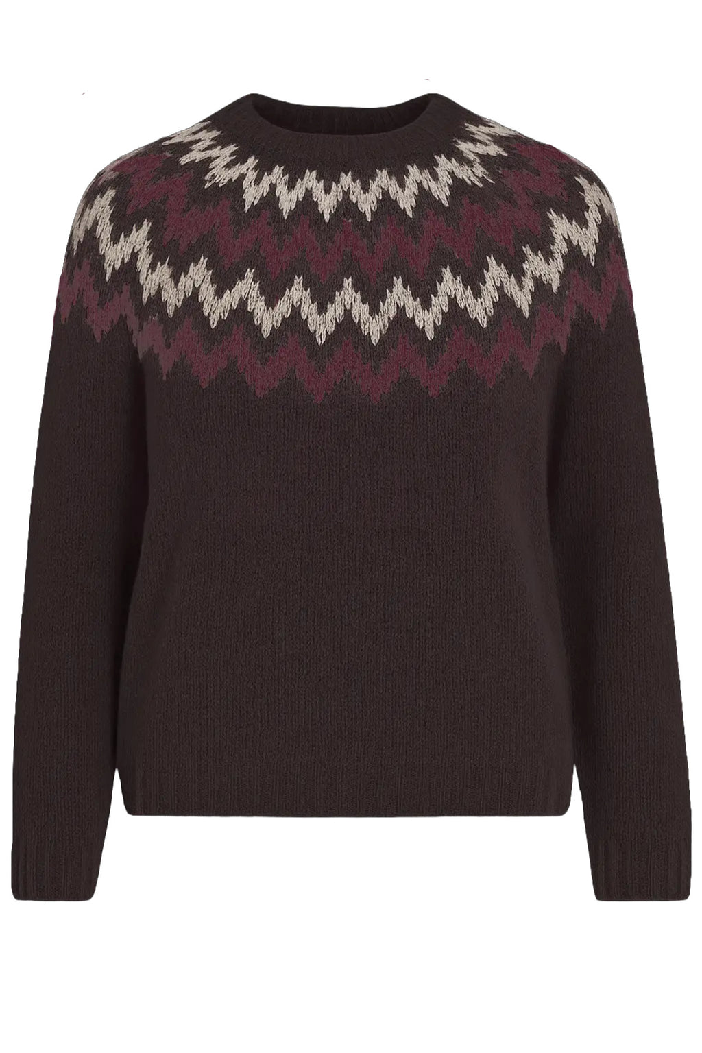 Jersey Vitoni jacquard cuello redondo manga larga