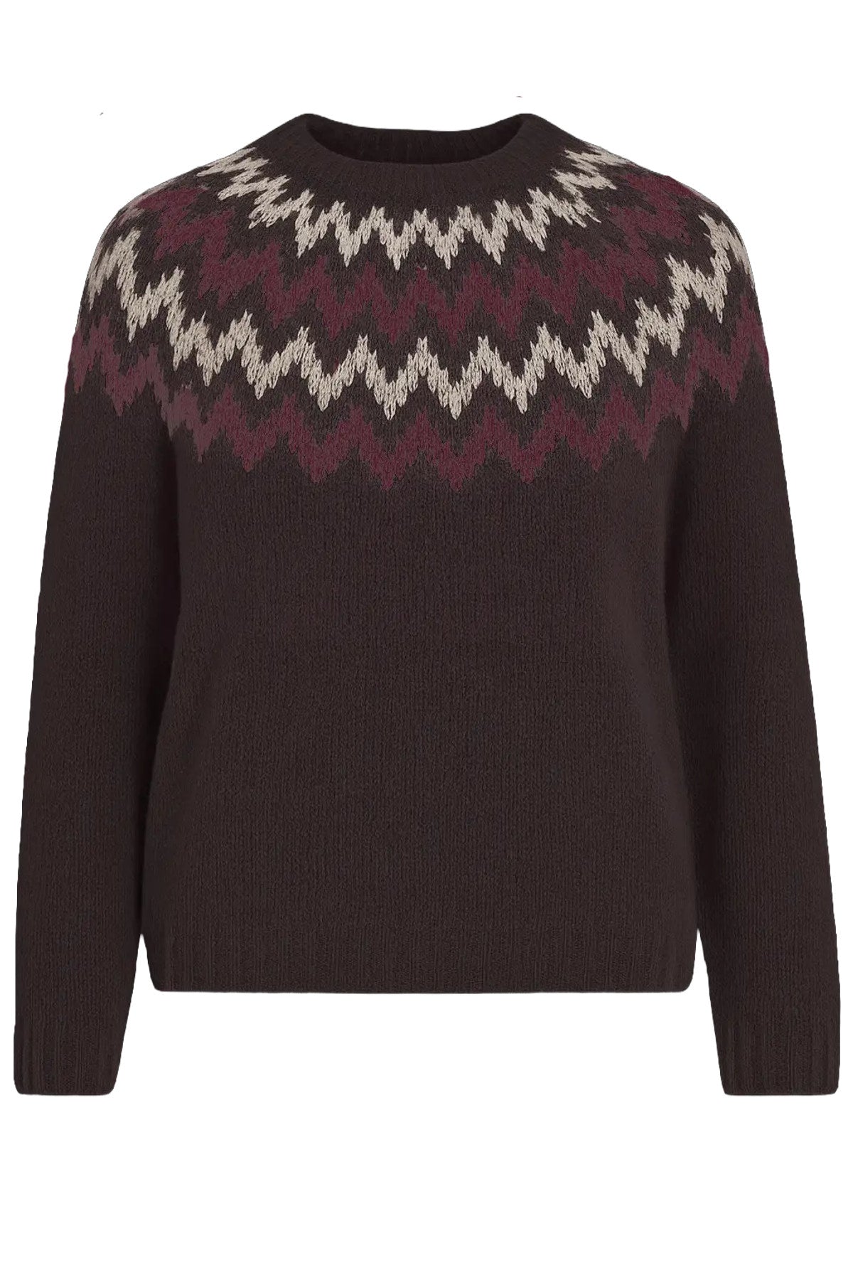Jersey Vitoni jacquard cuello redondo manga larga