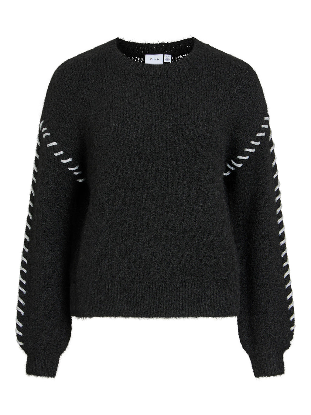 Jersey Vinaye cuello redondo manga larga con brillo