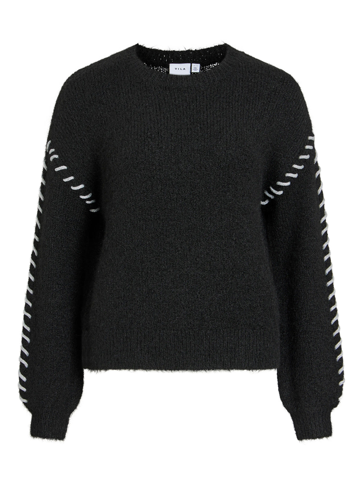 Jersey Vinaye cuello redondo manga larga con brillo