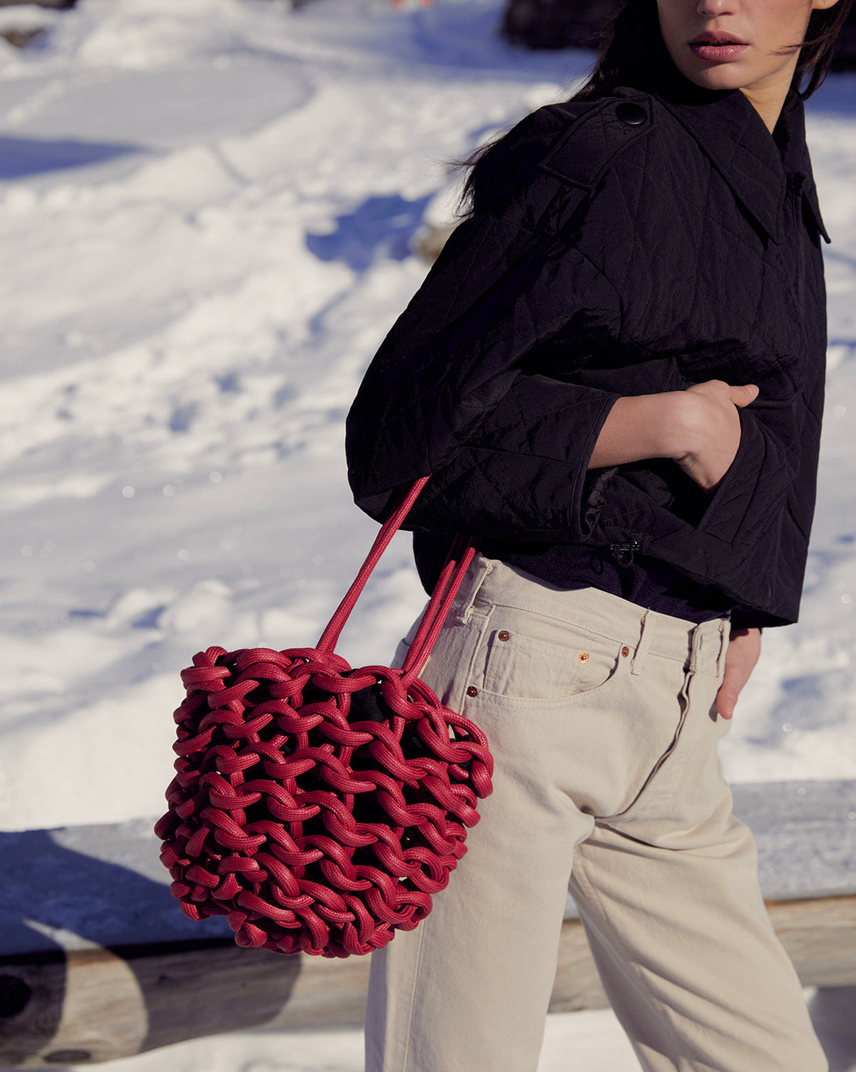 Bolso Julia ALIENINA color rojo