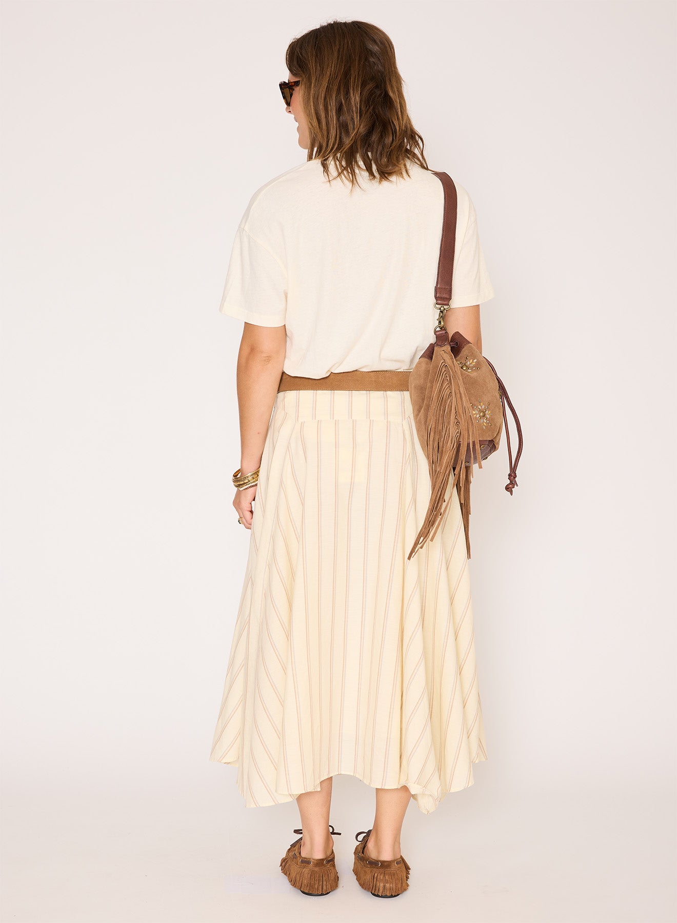 Falda Jordana Vainilla