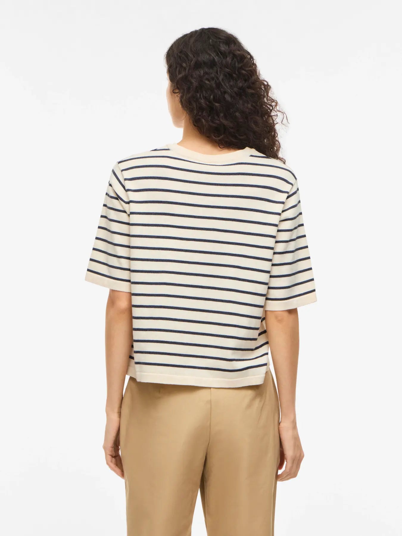 Top Punto Vimalu Cuello Redondo Rayas Arena