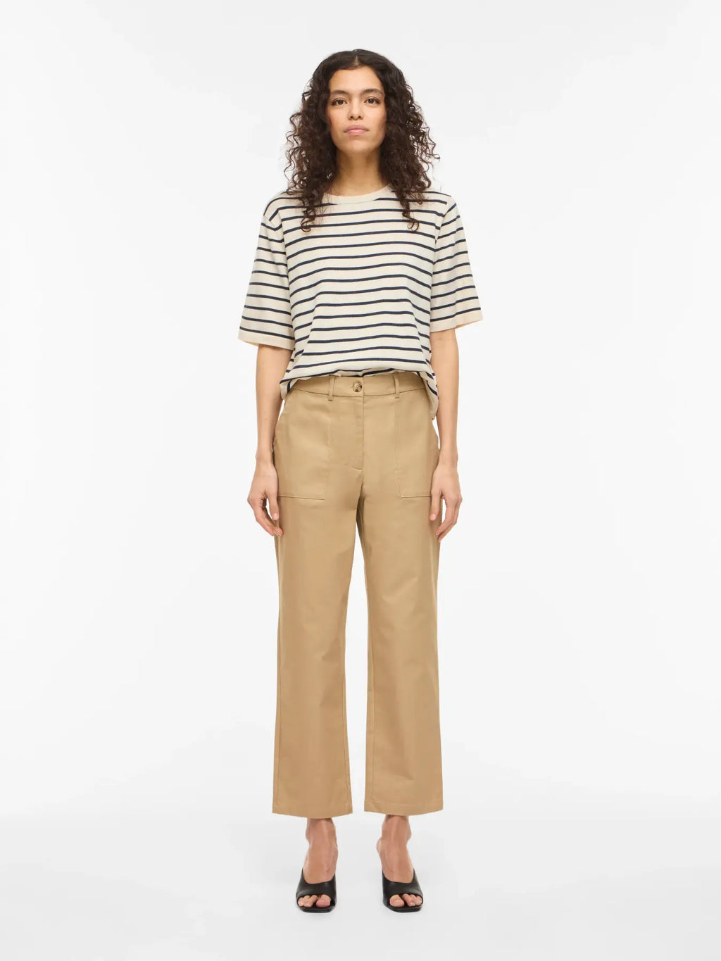 Top Punto Vimalu Cuello Redondo Rayas Arena