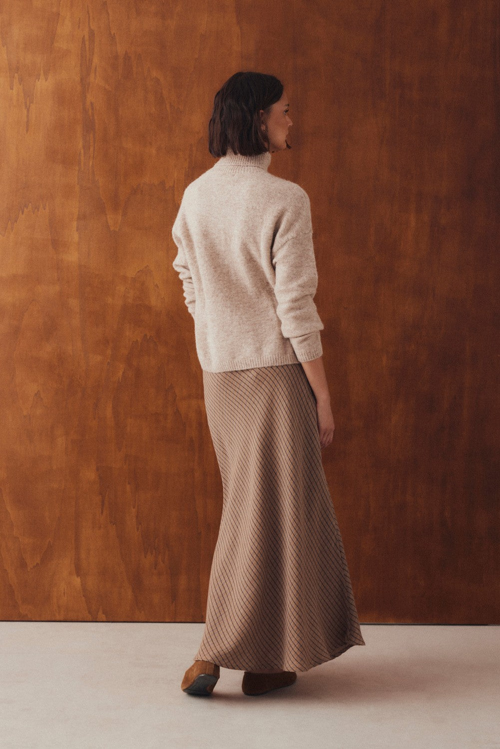 Falda Tessaro de cuadros MI&CO - detalle