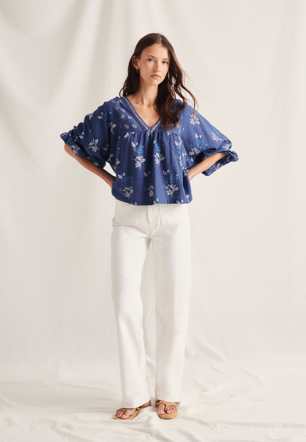 Top Volante Estampado Yoshi