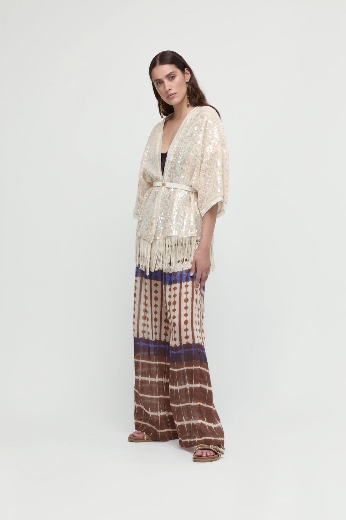 Tie Dye Print Trousers M003 M8473P