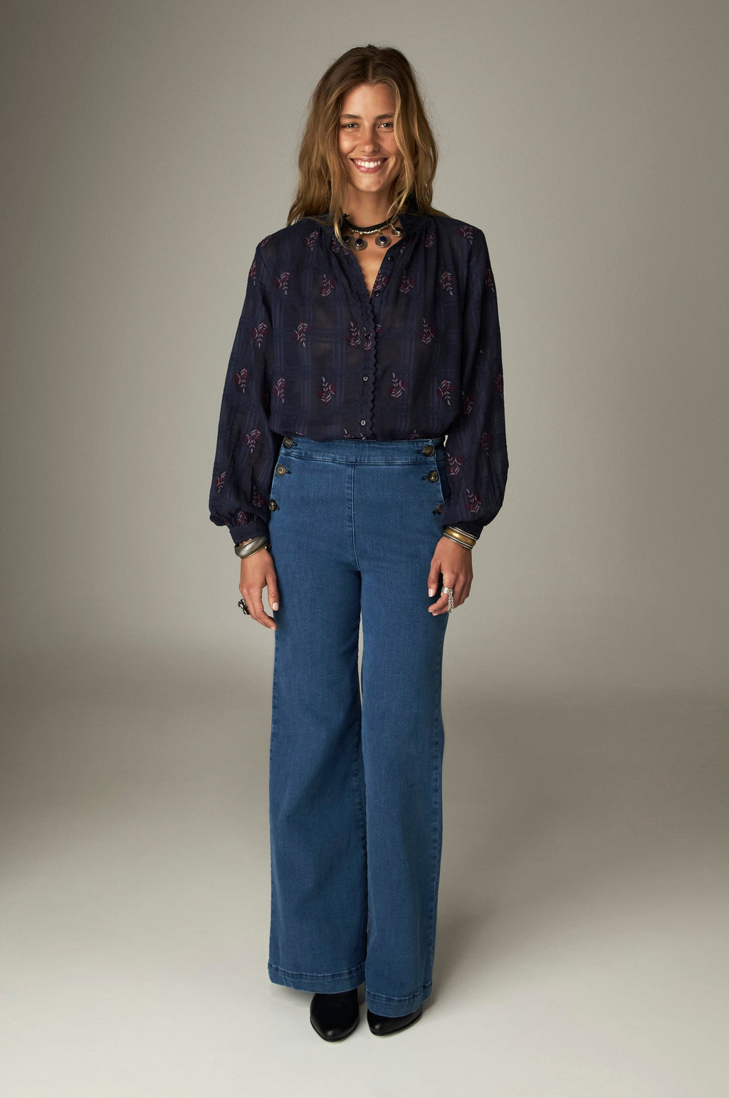 Blusa Sabine Bleu Romance Blue Granada - Maison Hotel