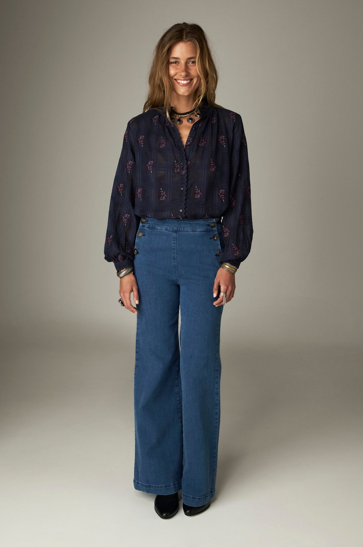 Blusa Sabine Bleu Romance Blue Granada - Maison Hotel