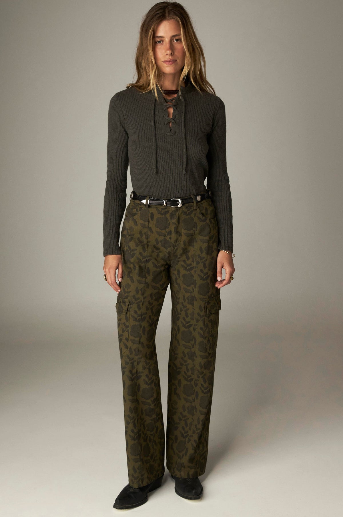 Pantalón Alan In The Army Now Greens And Blues - vista 2 - MAISON HOTEL