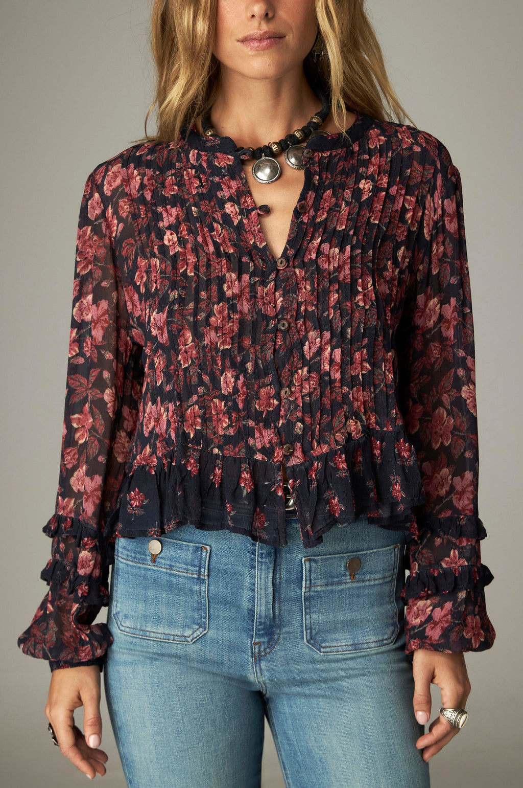 Blusa Lerele Camelia Punk Pink - Maison Hotel