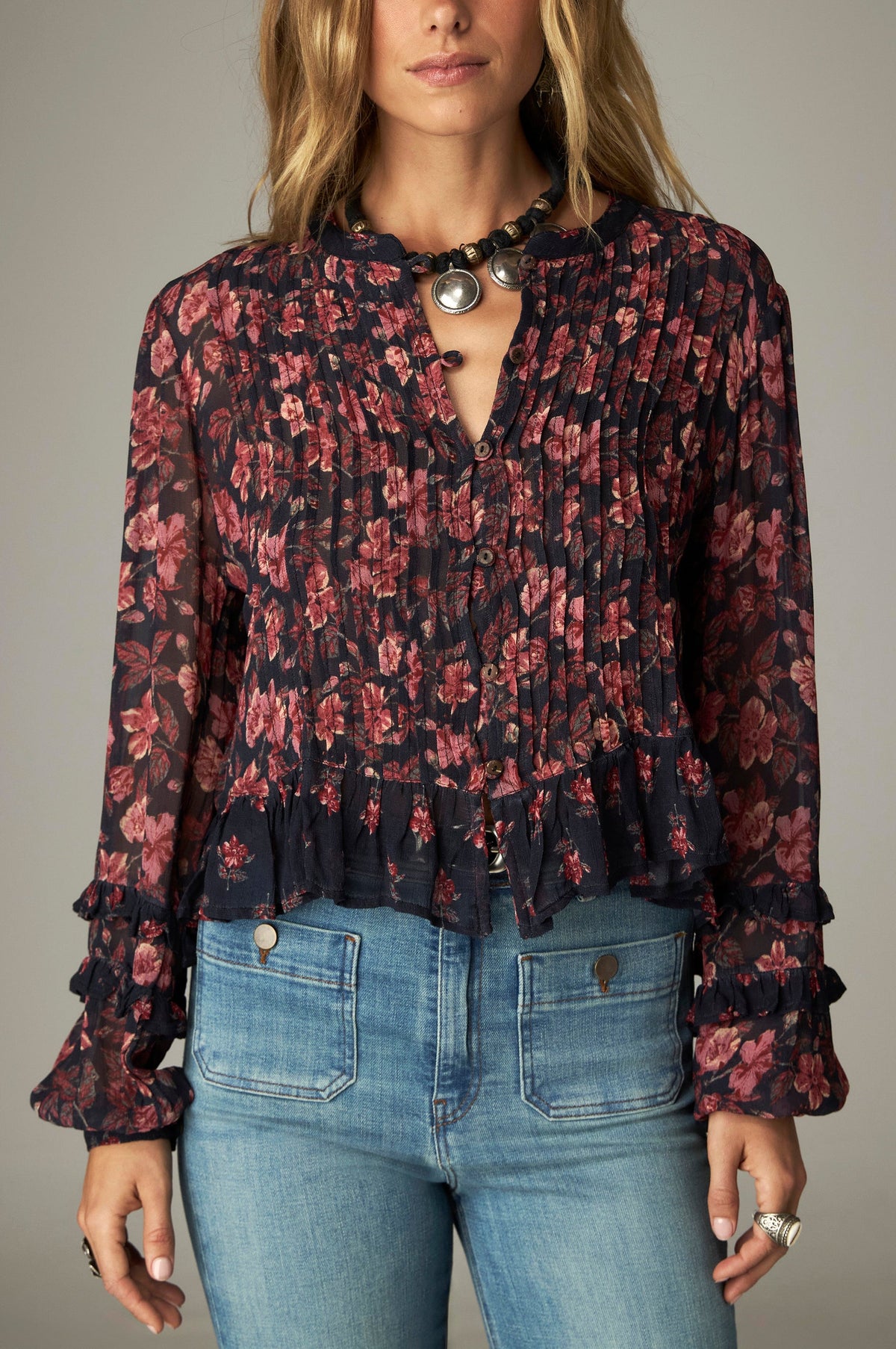 Blusa Lerele Camelia Punk Pink - Maison Hotel