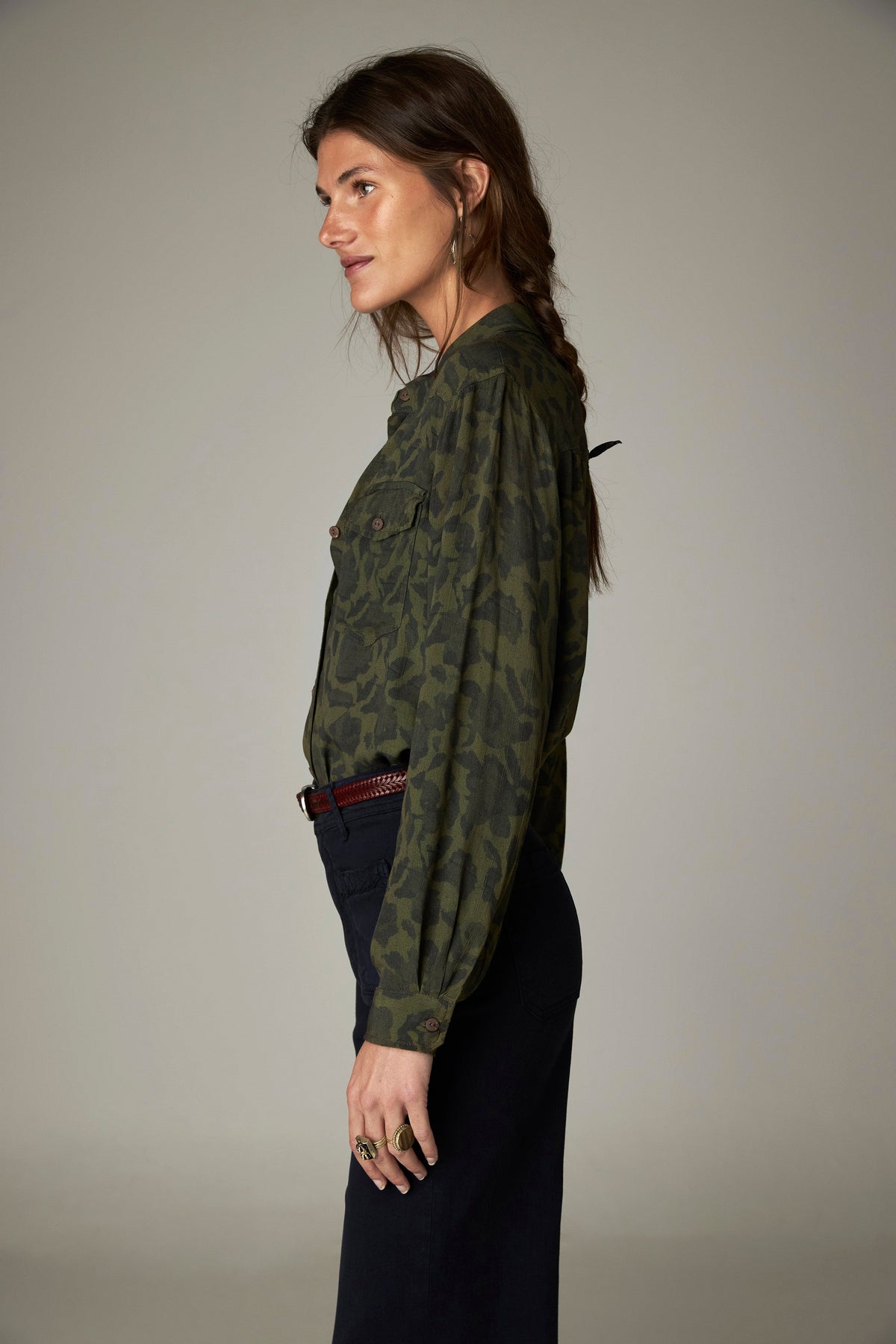 Camisa Dante In The Army Now Greens and Blues - Maison Hotel