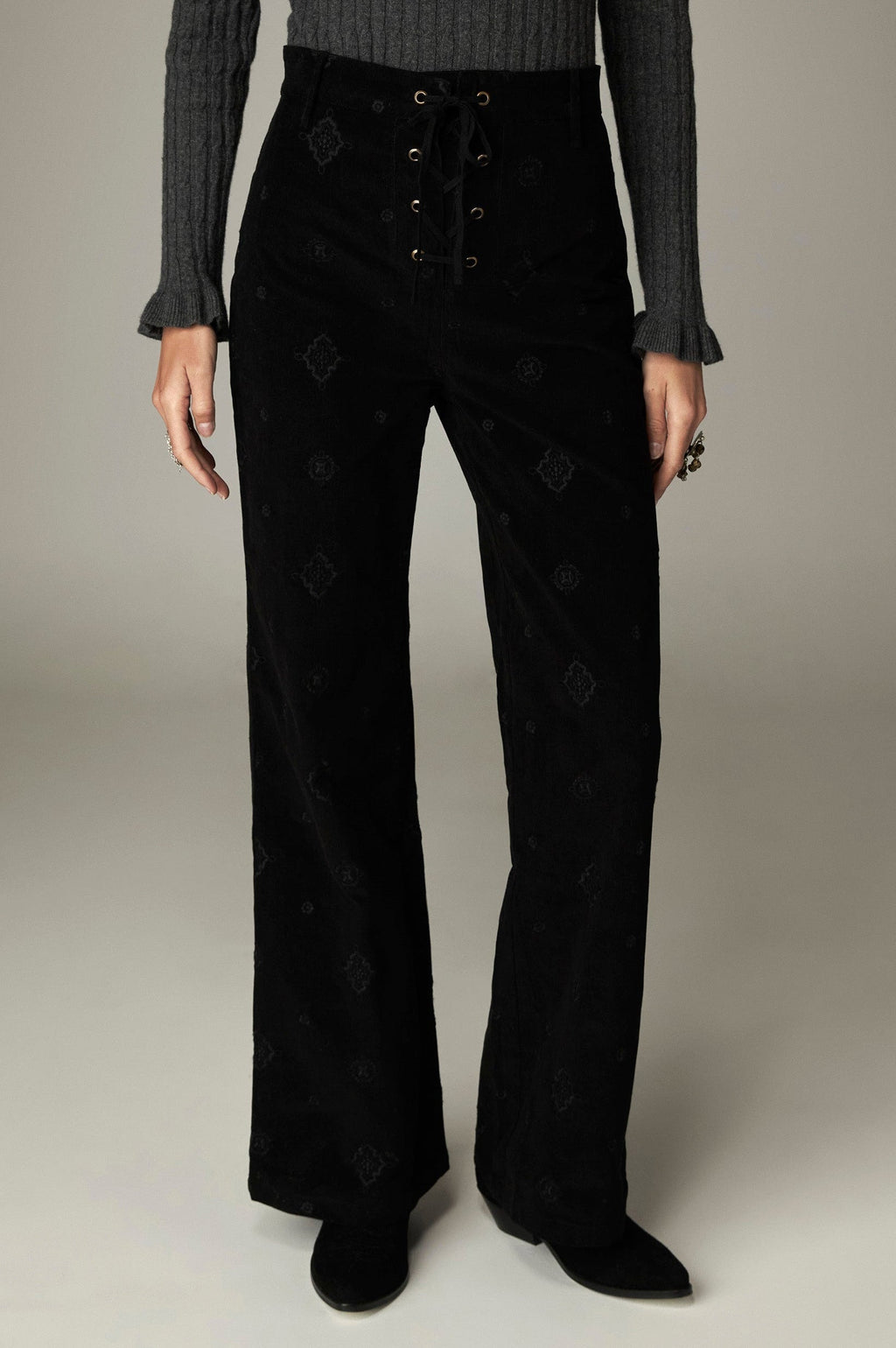 Pantalón Nina Mr Jazzy Wung Noir Tempo - vista 2 - MAISON HOTEL