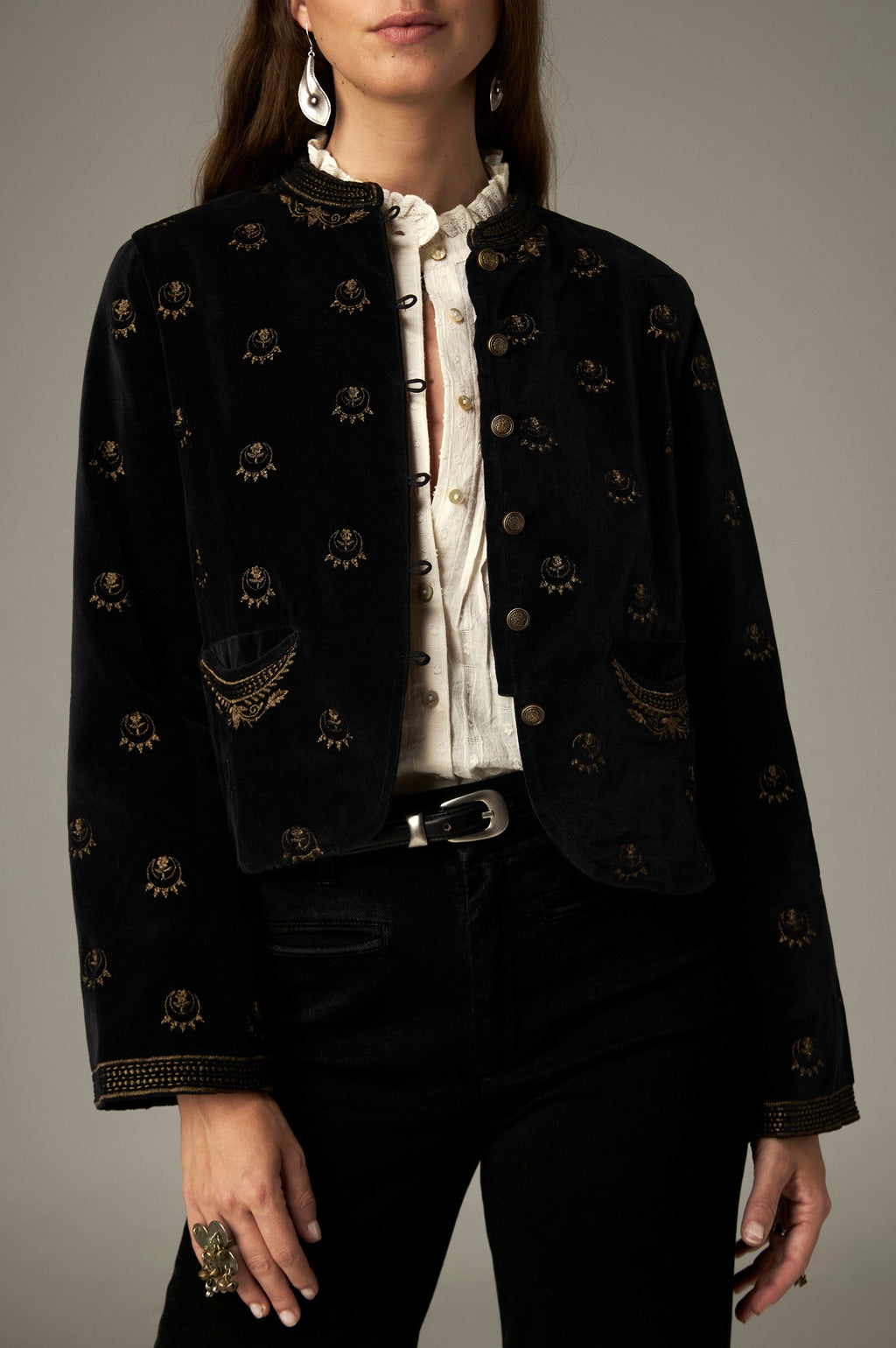 Chaqueta Luna Nostradamus Golden Stars MAISON HOTEL - vista frontal