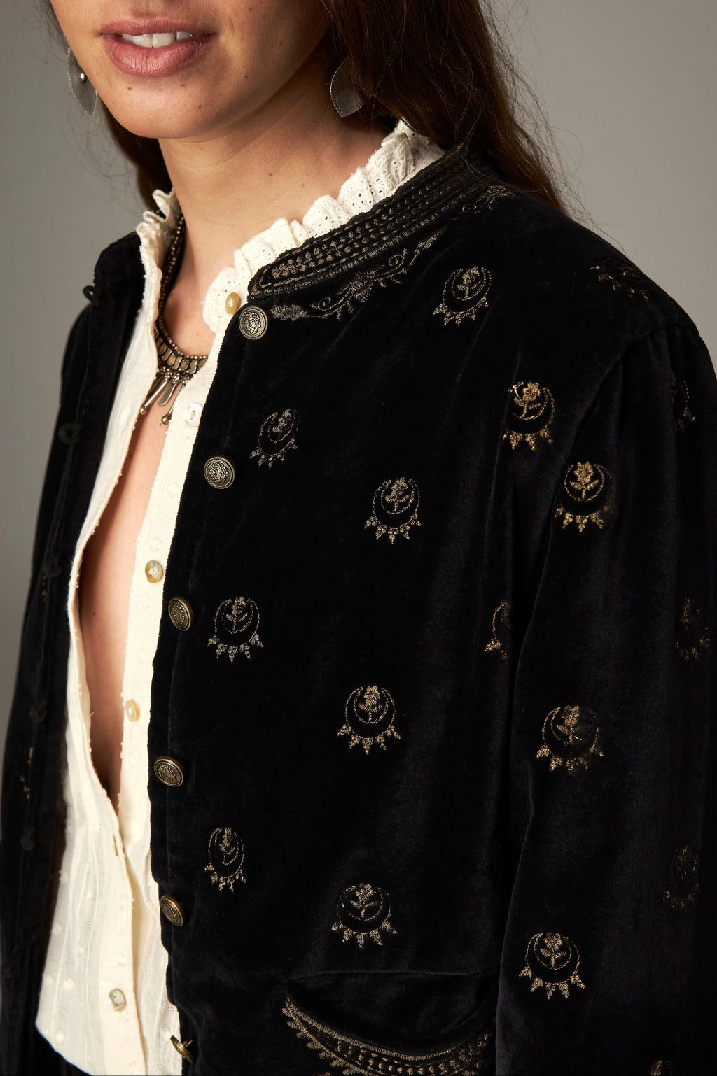 Chaqueta Luna Nostradamus Golden Stars MAISON HOTEL - lateral