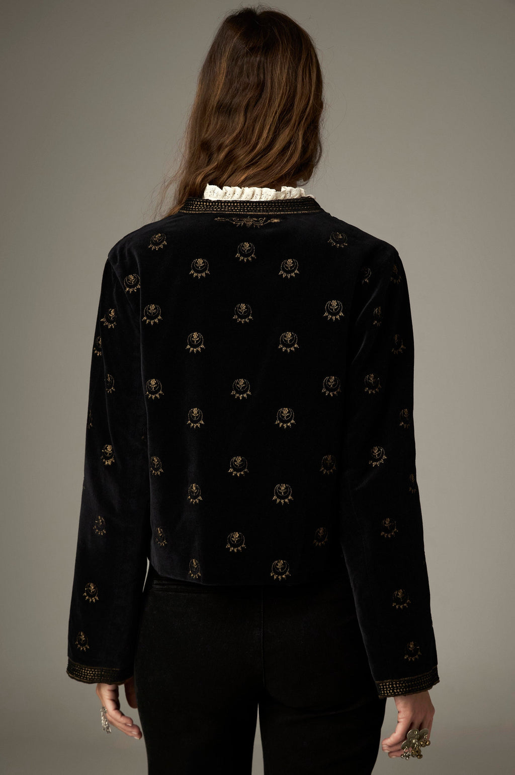 Chaqueta Luna Nostradamus Golden Stars MAISON HOTEL - detalle botones metalicos