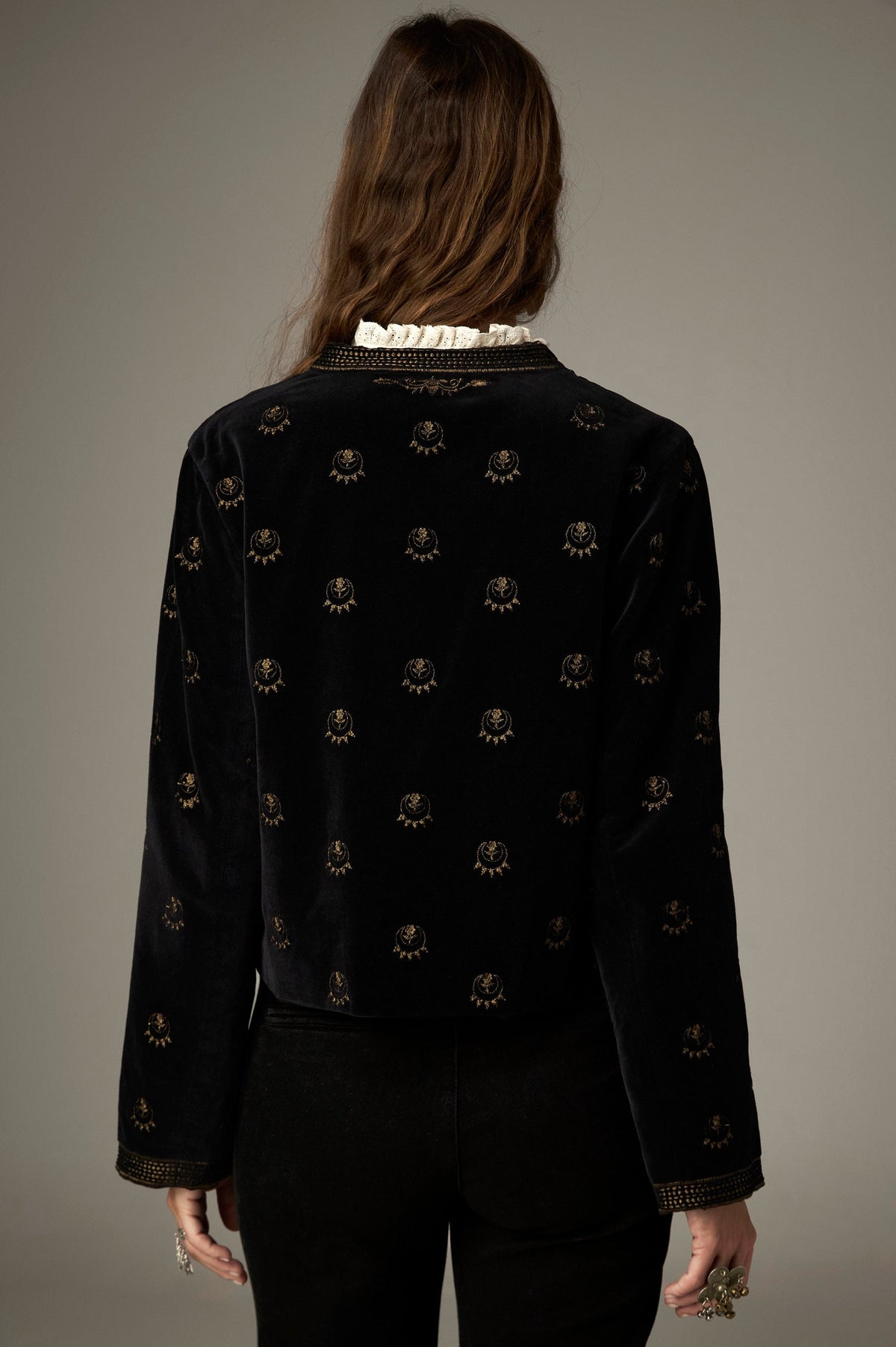 Chaqueta Luna Nostradamus Golden Stars MAISON HOTEL - detalle botones metalicos