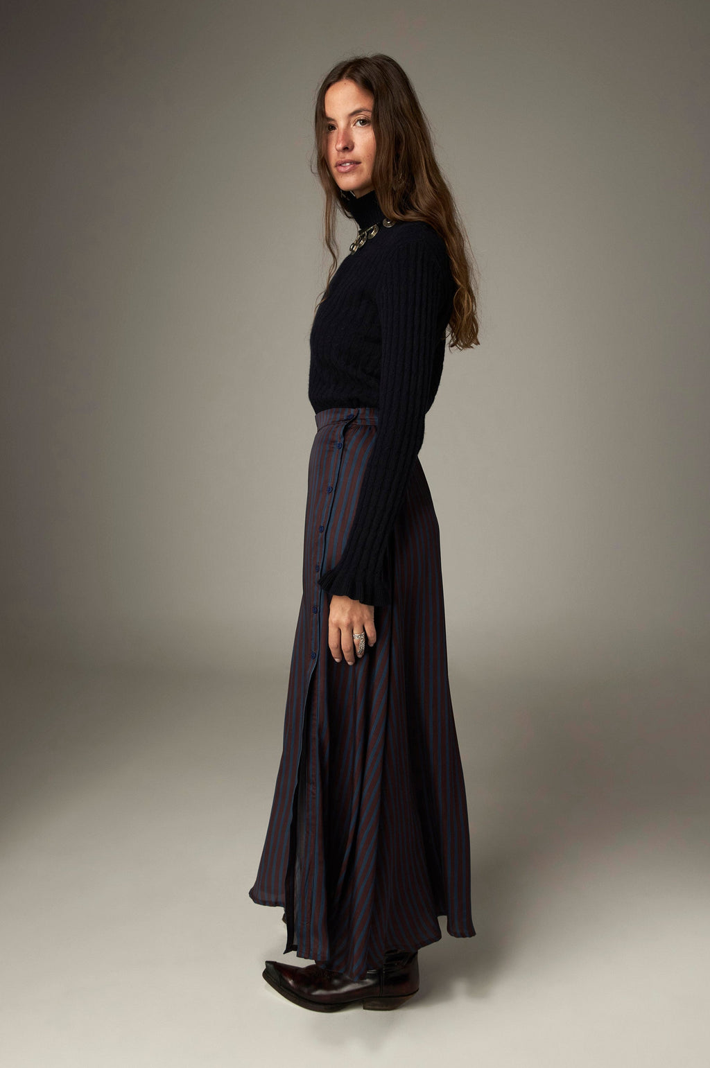 Falda Tana Dreams Stripes - vista 3 - MAISON HOTEL