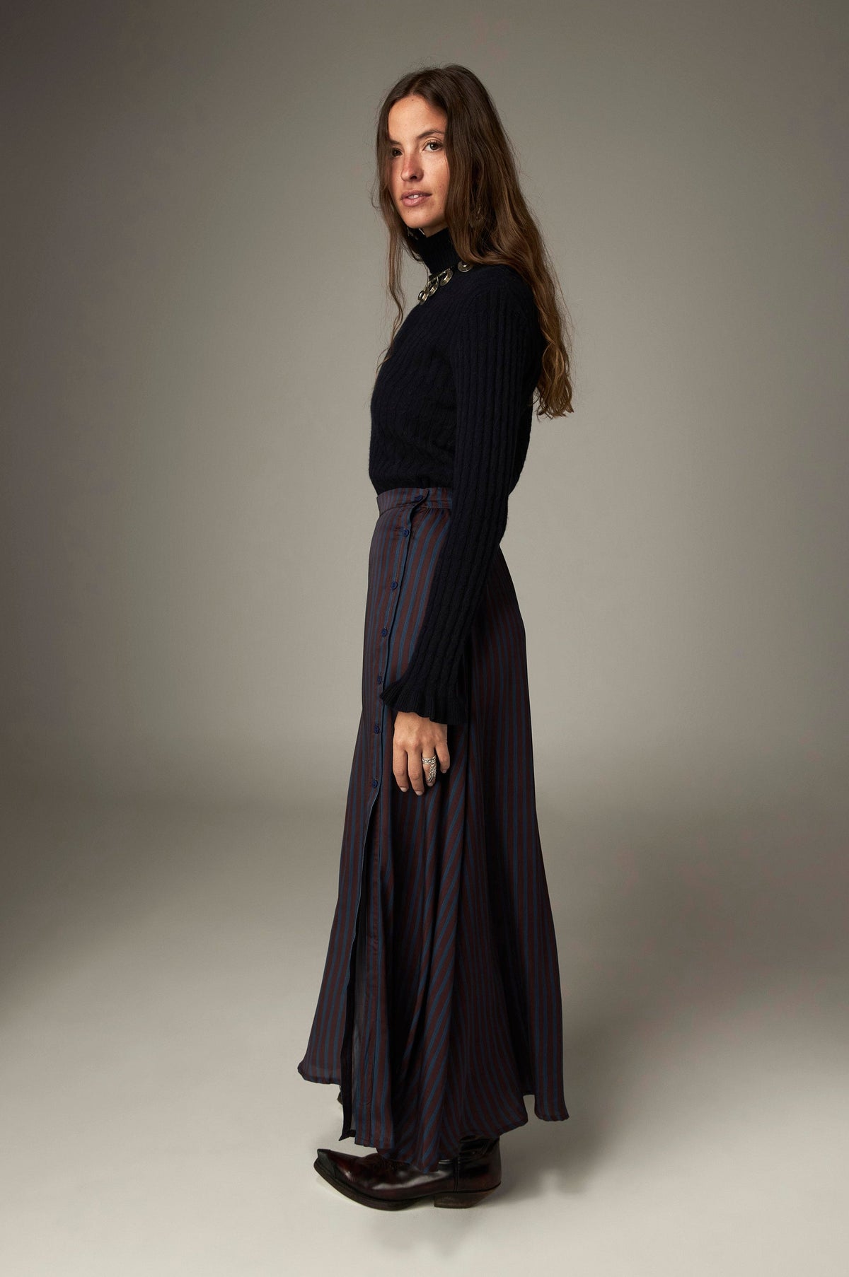 Falda Tana Dreams Stripes - vista 3 - MAISON HOTEL