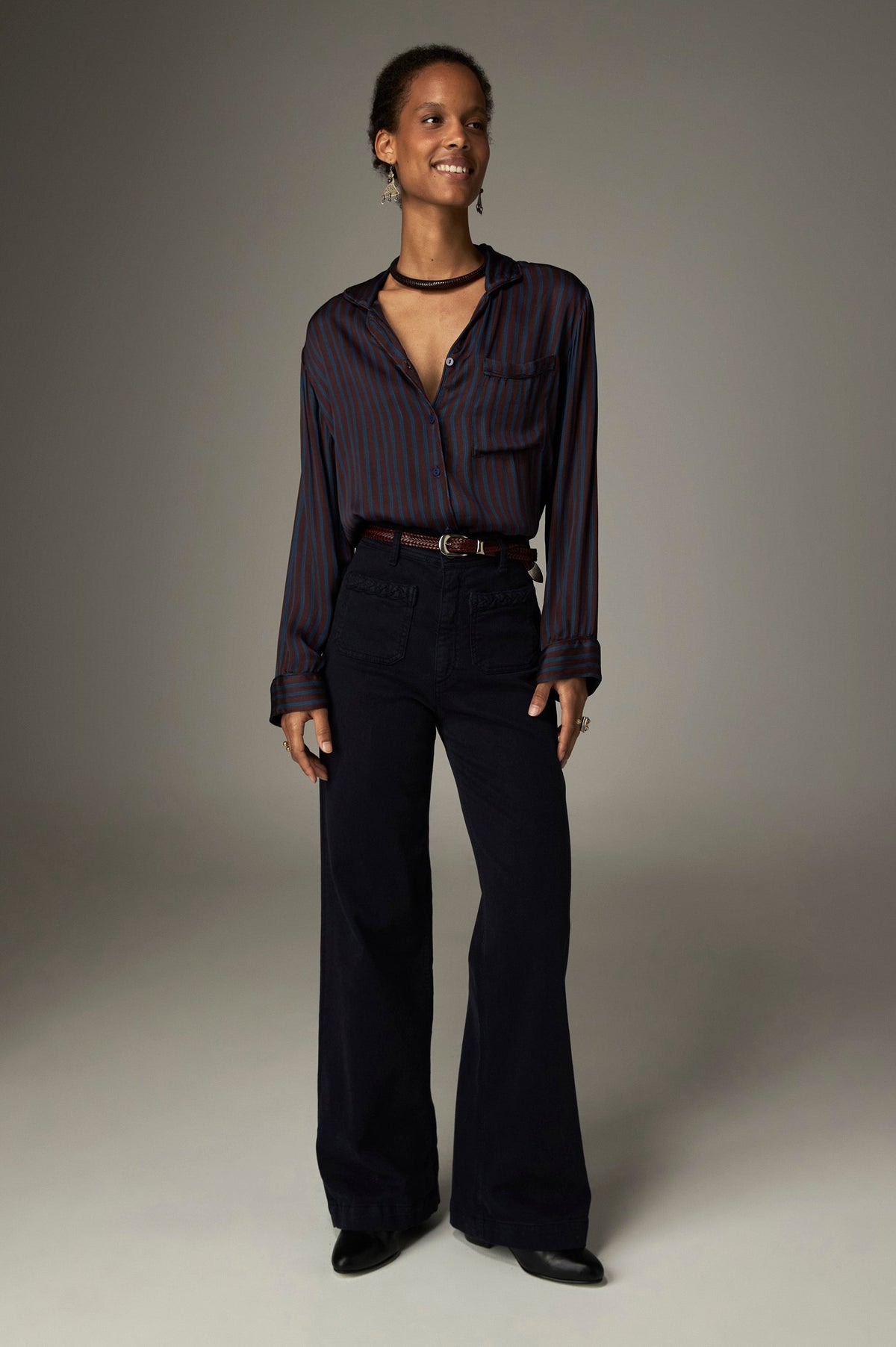 Camisa Gabrielle Dreams Stripes - Maison Hotel