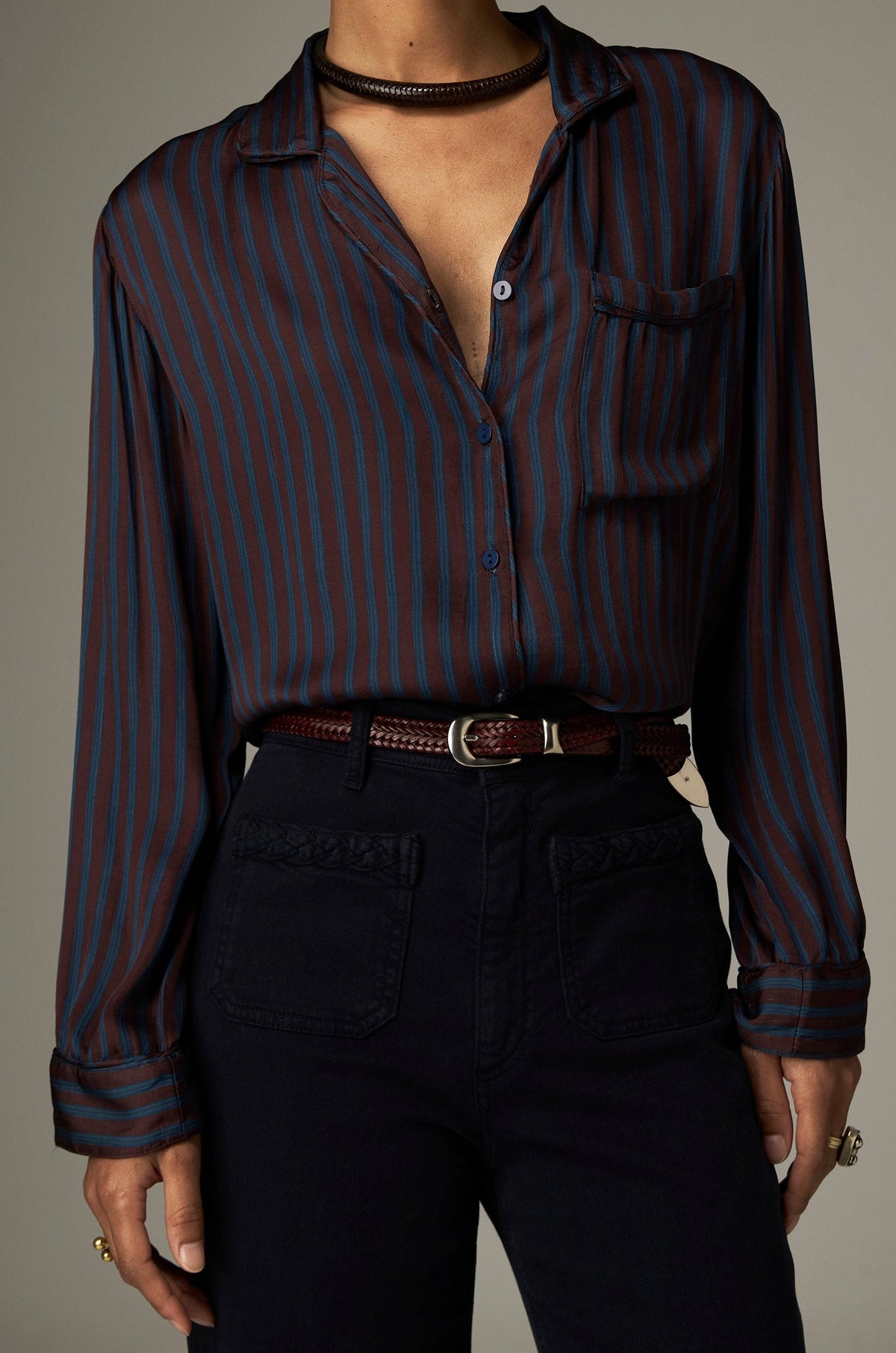 Camisa Gabrielle Dreams Stripes - Maison Hotel
