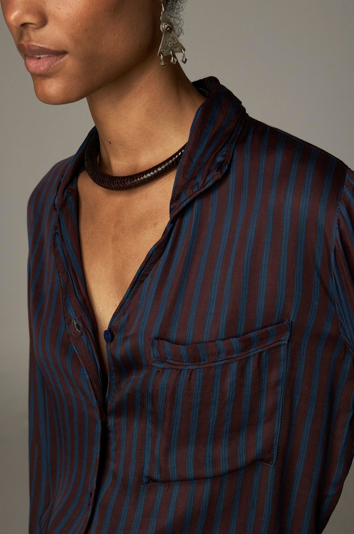Camisa Gabrielle Dreams Stripes - Maison Hotel