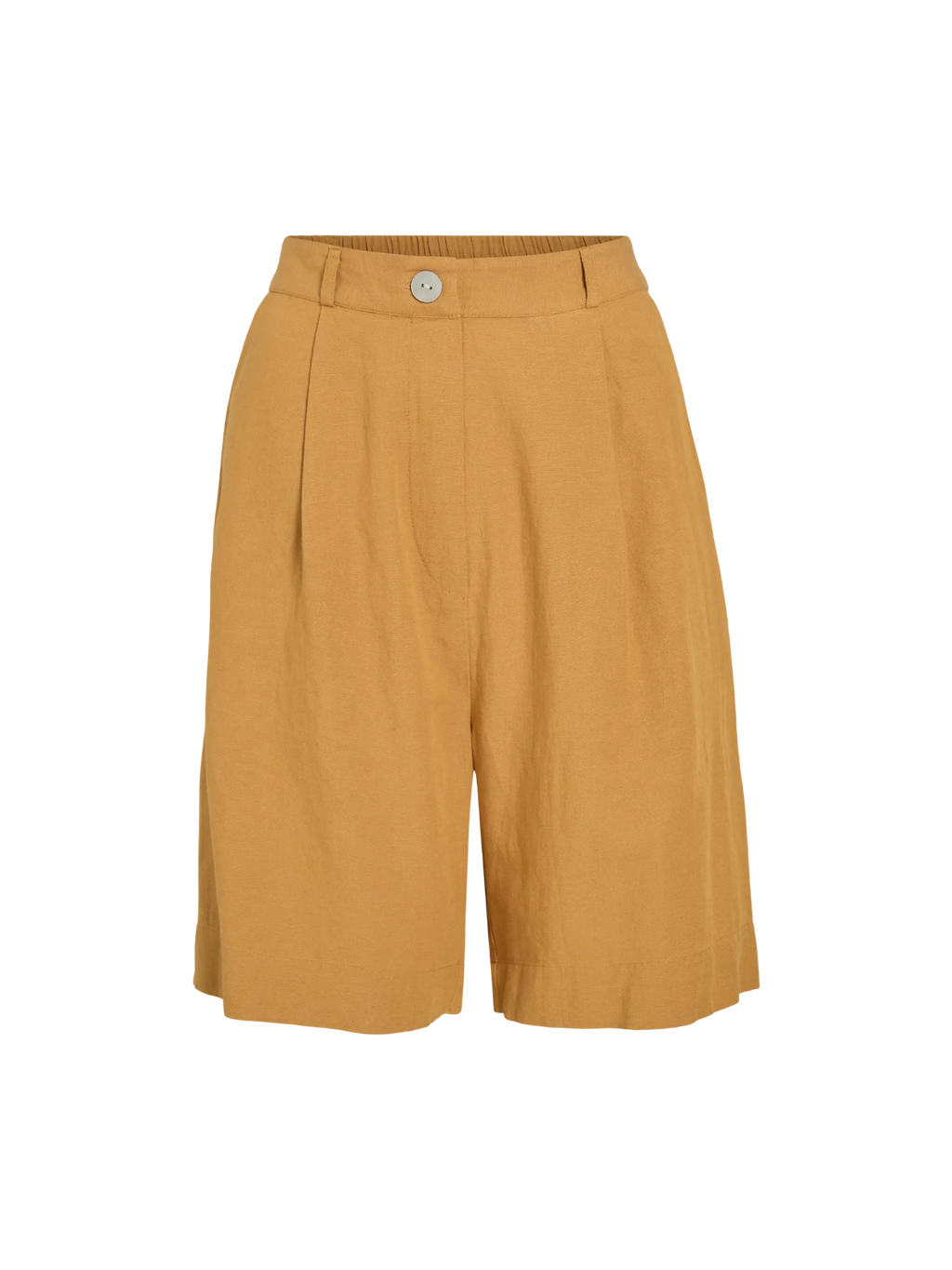 Bermudas Viprisilla Talle Alto Ámbar Dorado