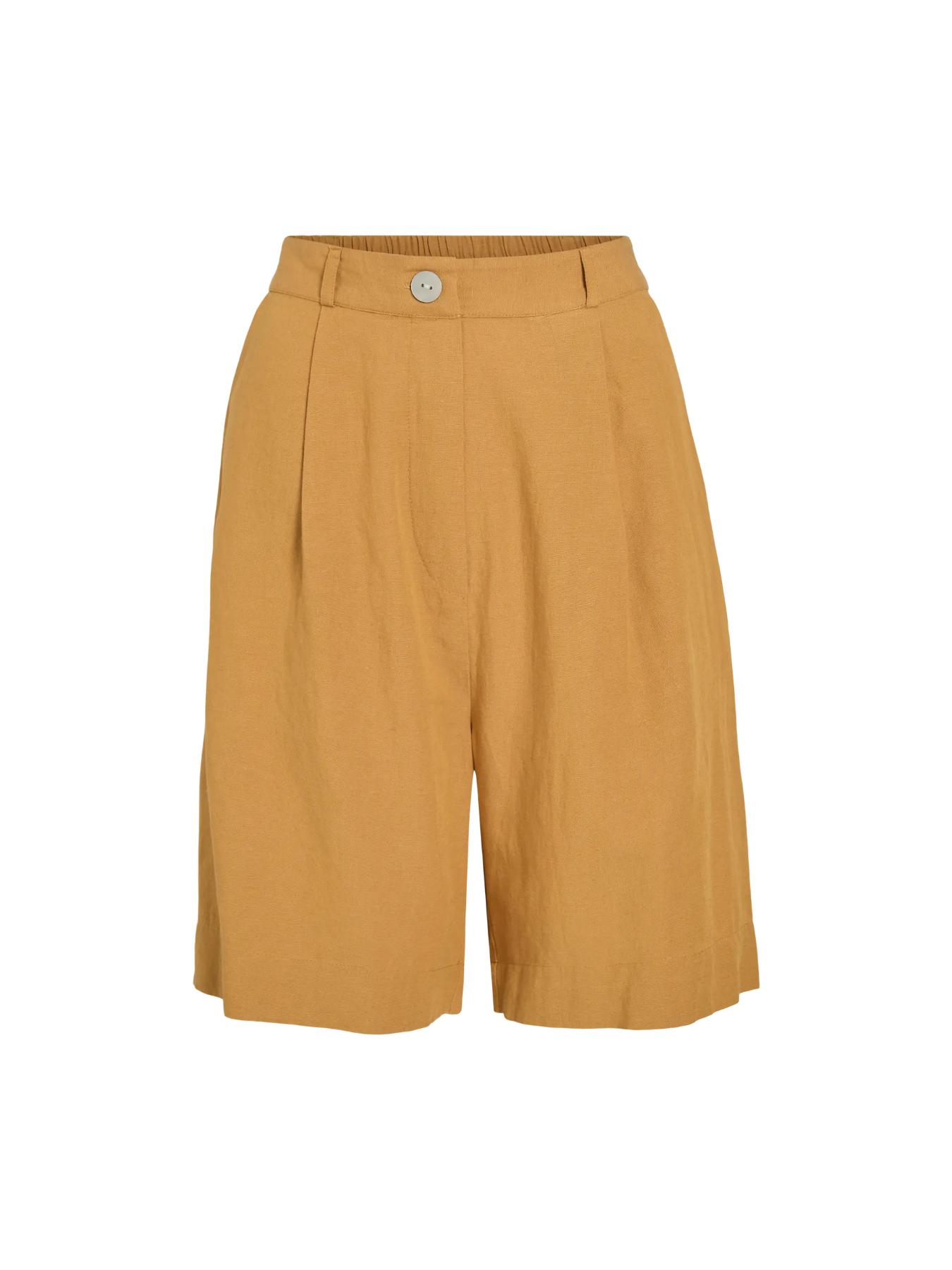 Bermudas Viprisilla Talle Alto Ámbar Dorado