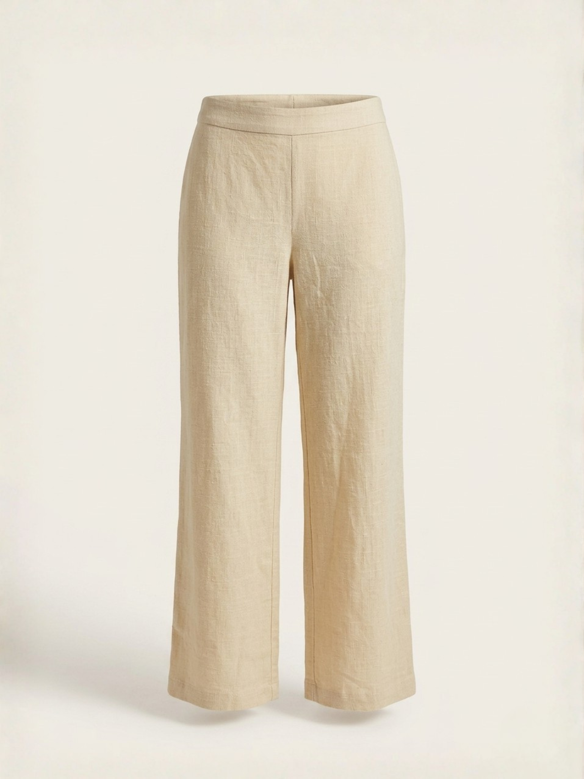 🎁 Pantalón Lino Crema (100% off)