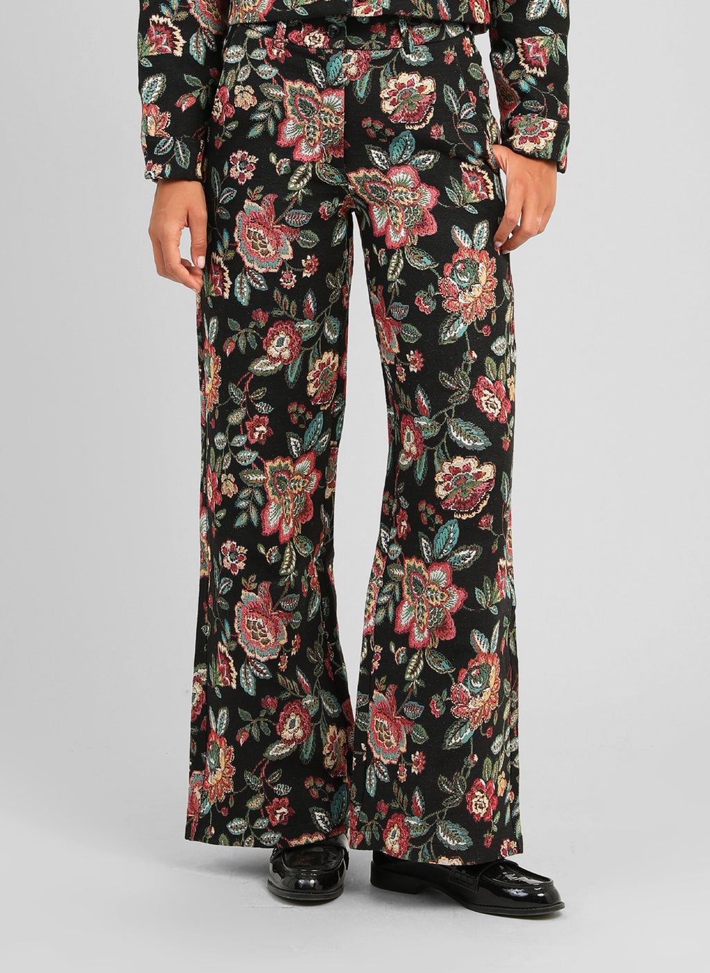 Pantalón Palino negro AN'GE - detalle