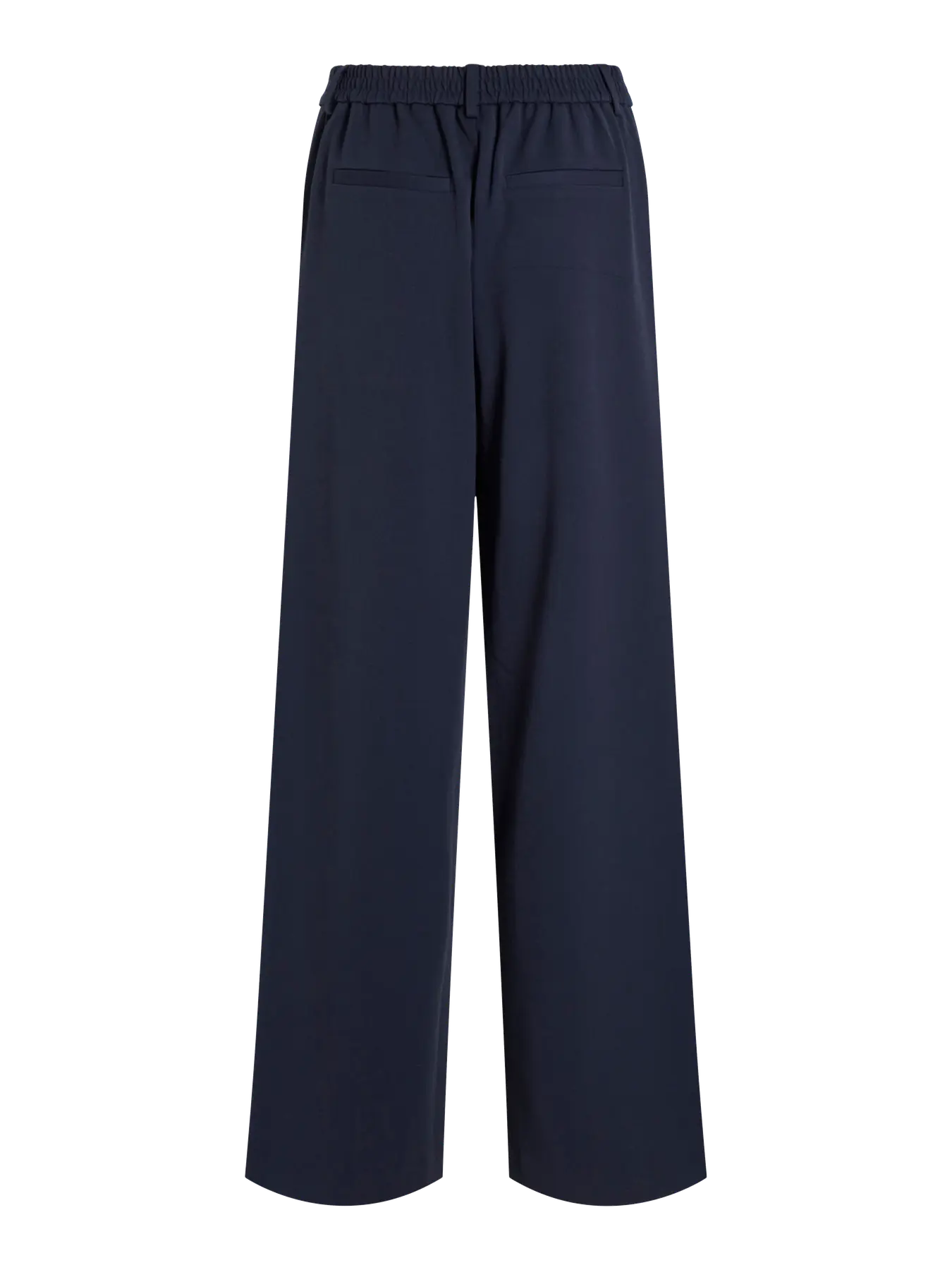Pantalón Ancho Vivarone Talle Alto Estampado Azul Marino