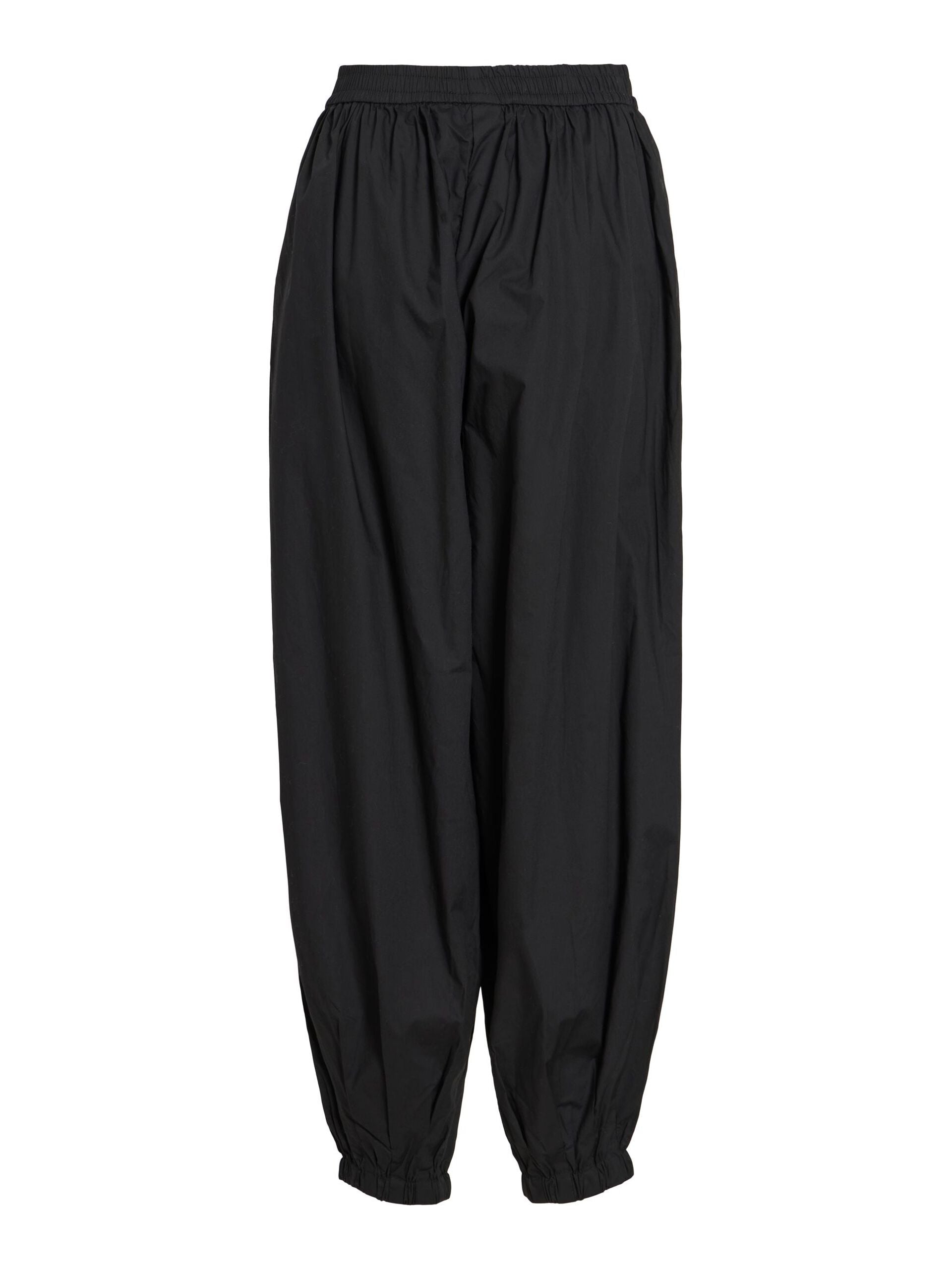Pantalón Parachute Viemilie Talle Alto Negro