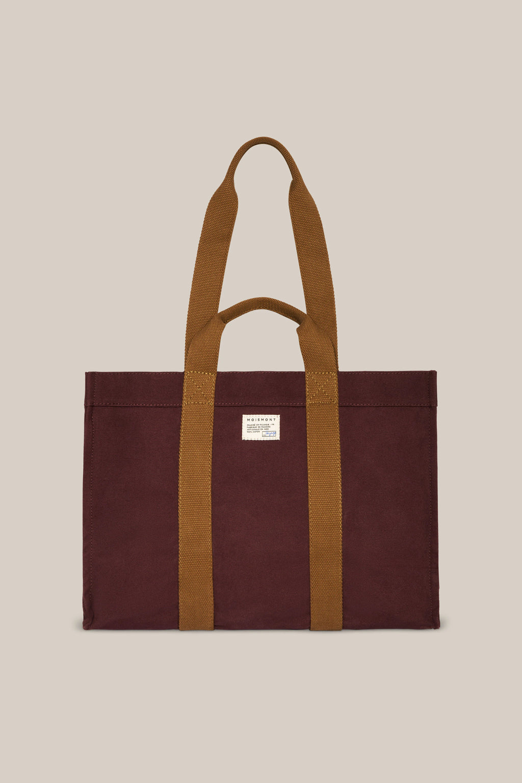 Bolso Cabas N°46 Canvas Garnet