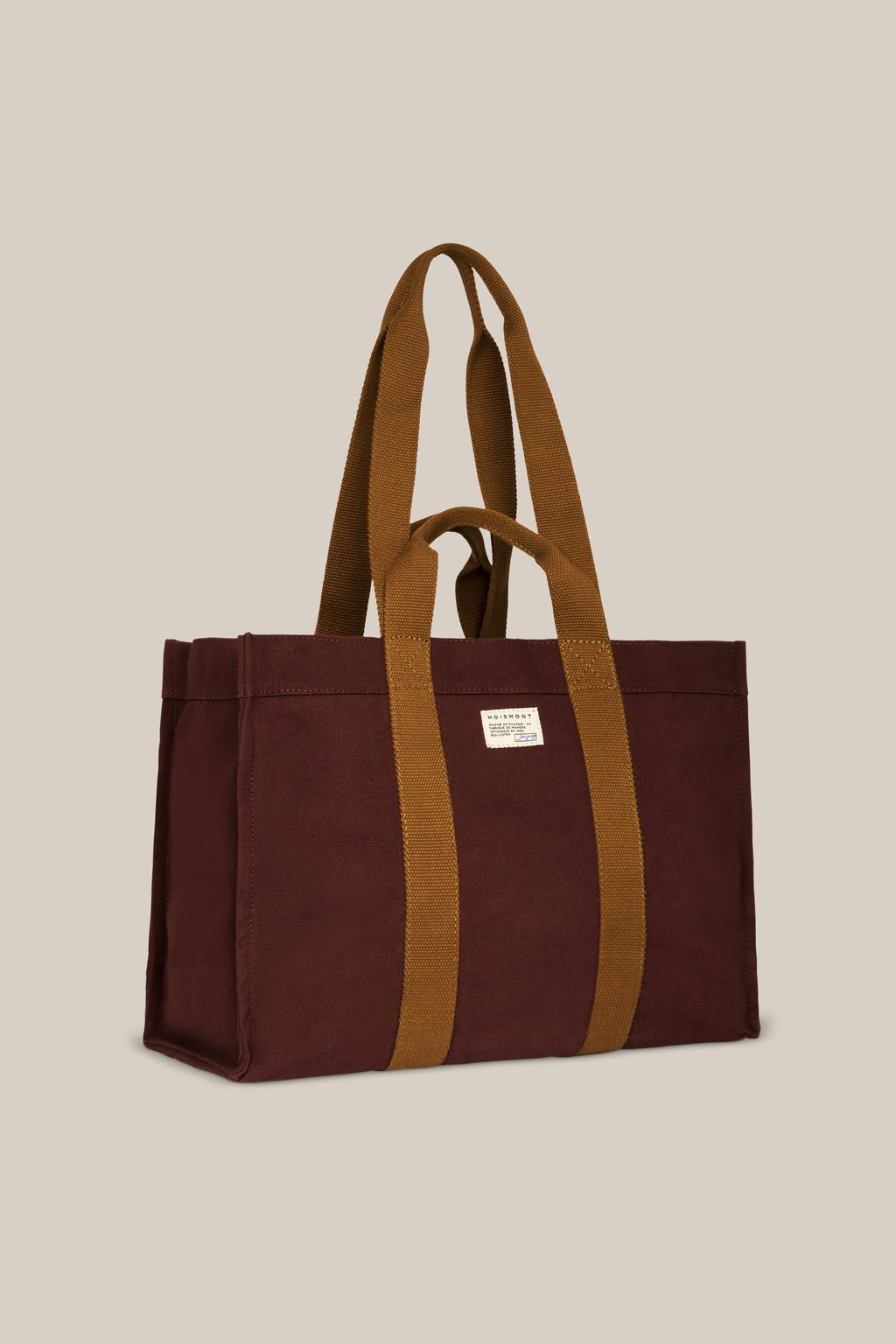 Bolso Cabas N°46 Canvas Garnet