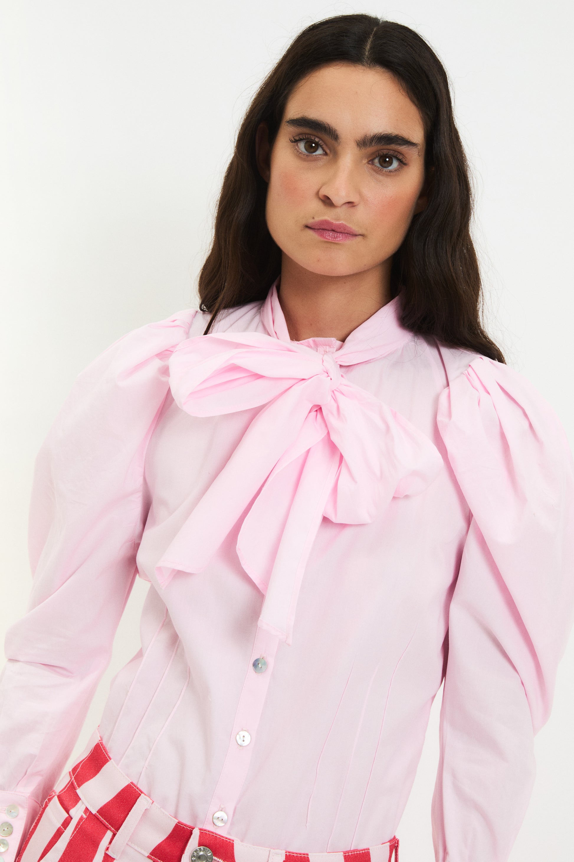Blusa Pajarita Rosa