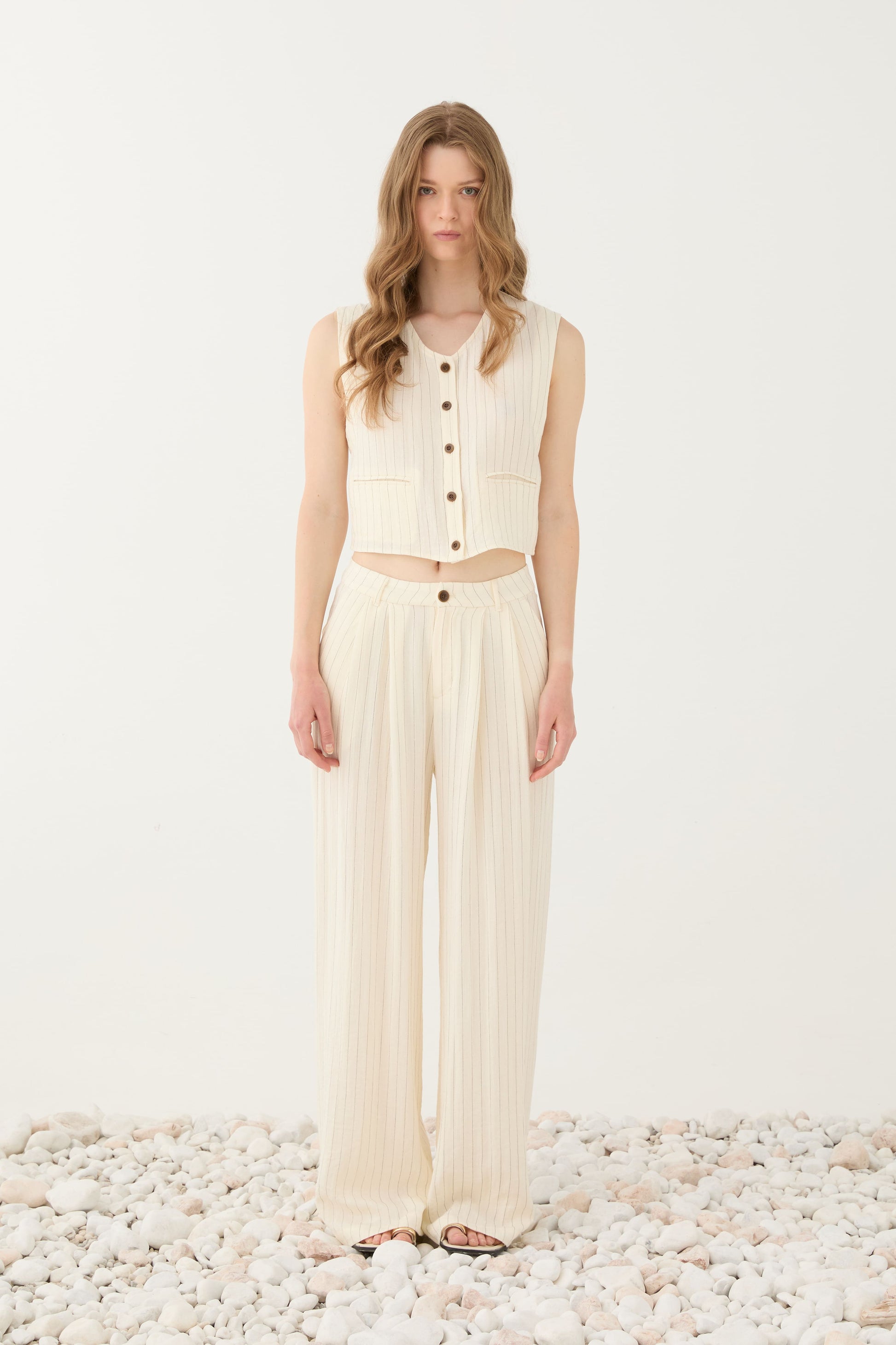 Chaleco Raya Diplomática Blanco Crudo SS260154