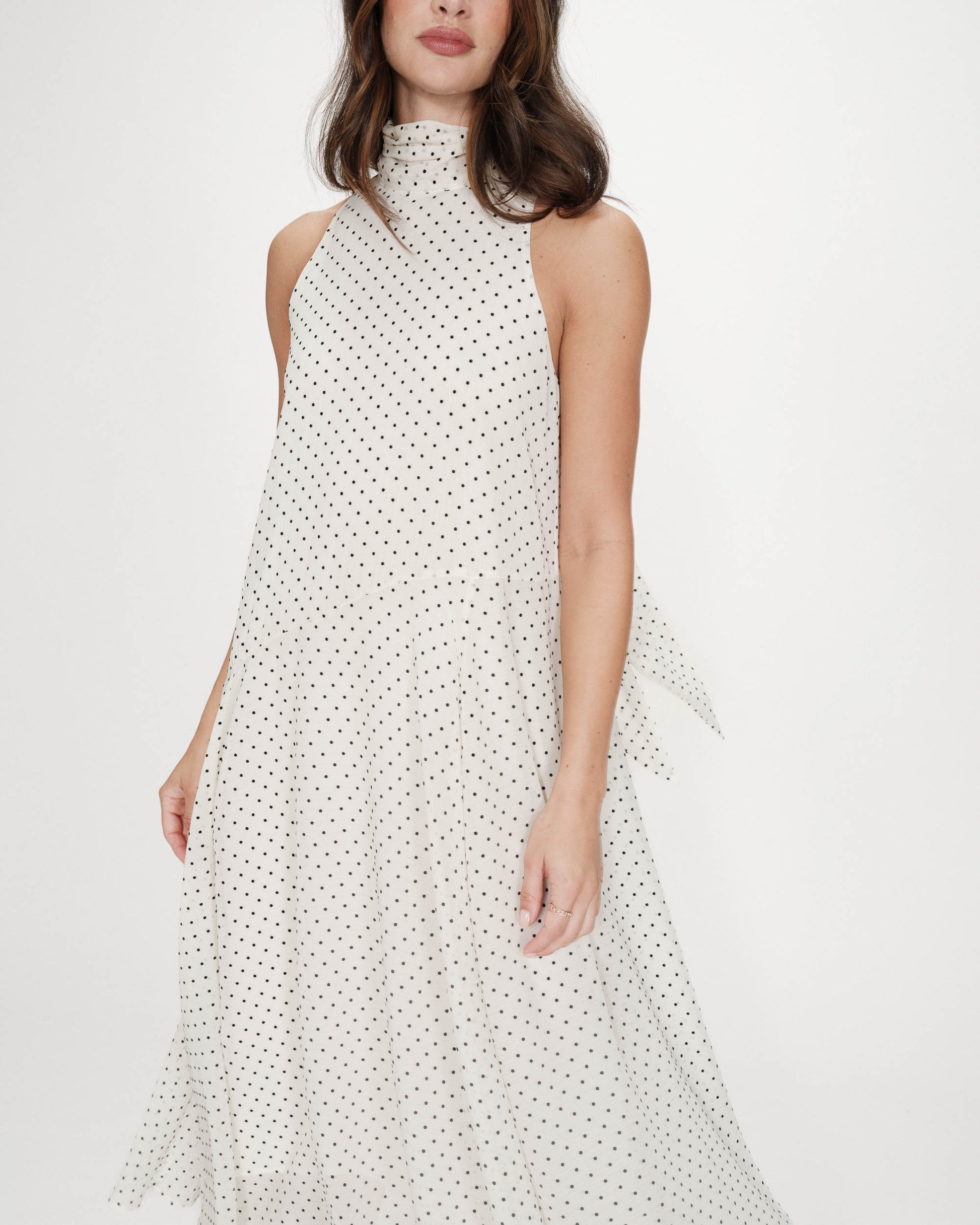 Vestido Largo Valoria Marfil