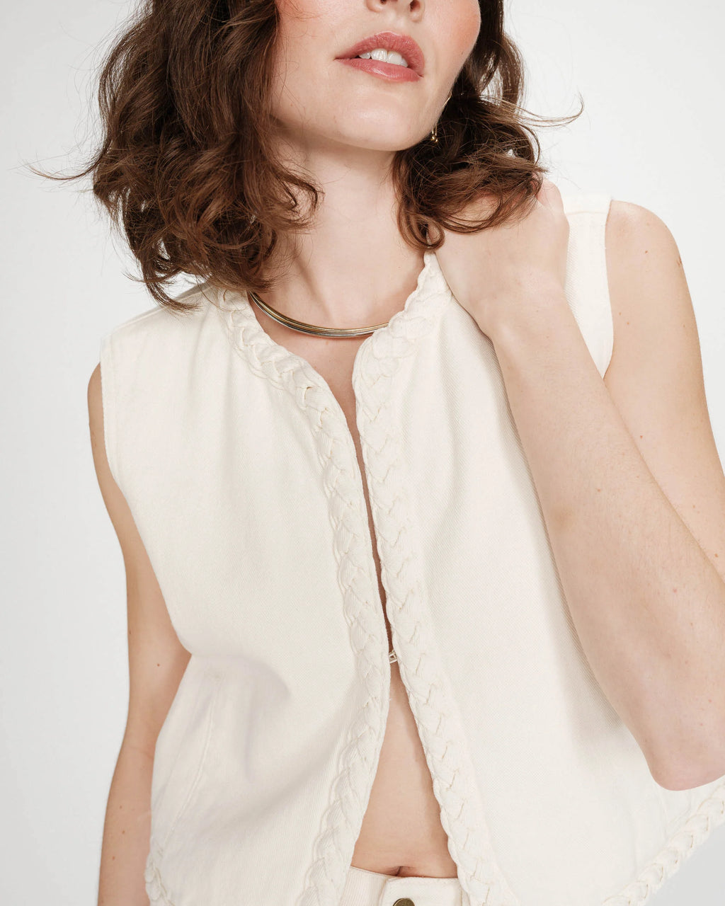 Chaleco Verona Crudo