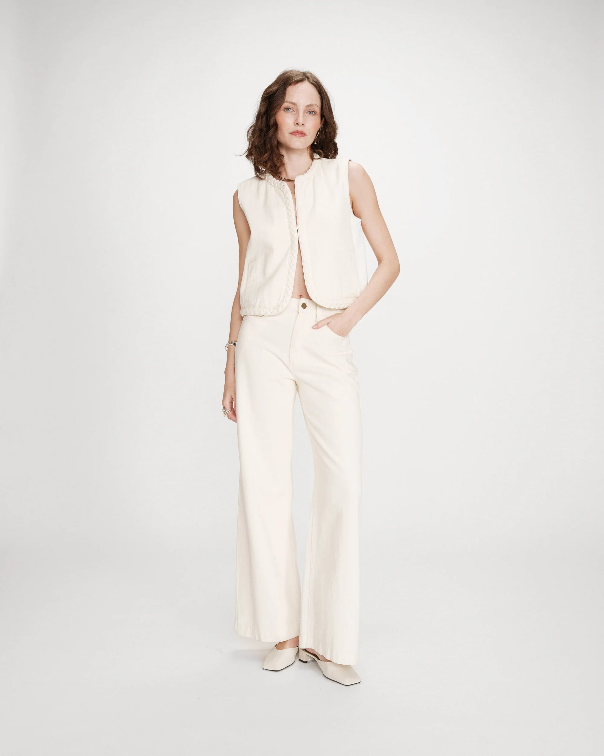 Chaleco Verona Crudo