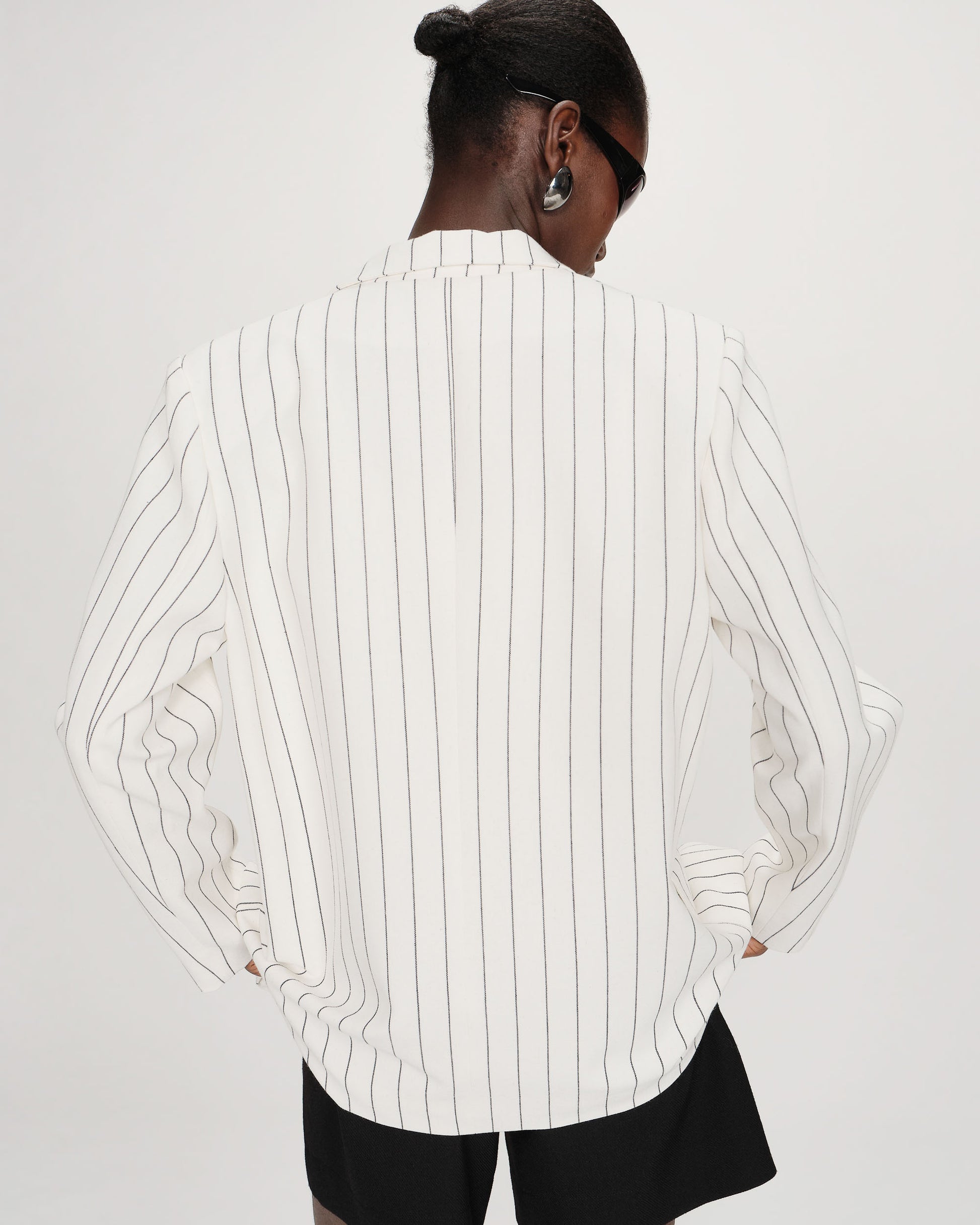 Blazer Velvet Blanco