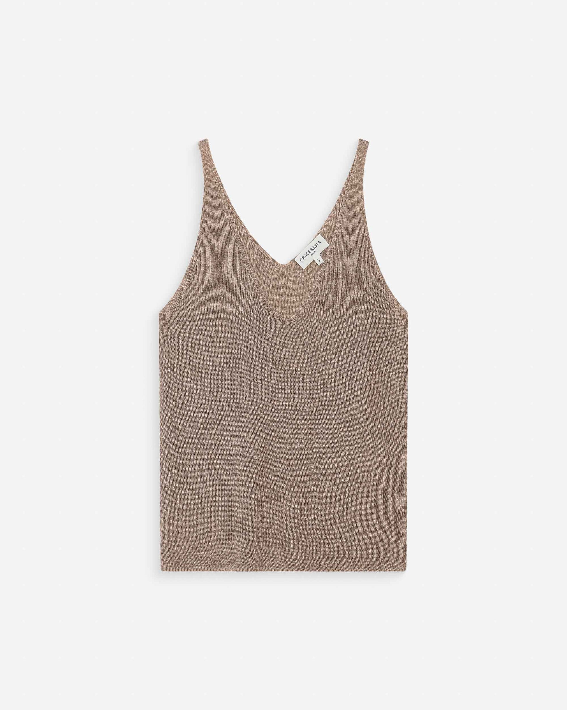 Camiseta Tirantes Dorado PAILLETTE