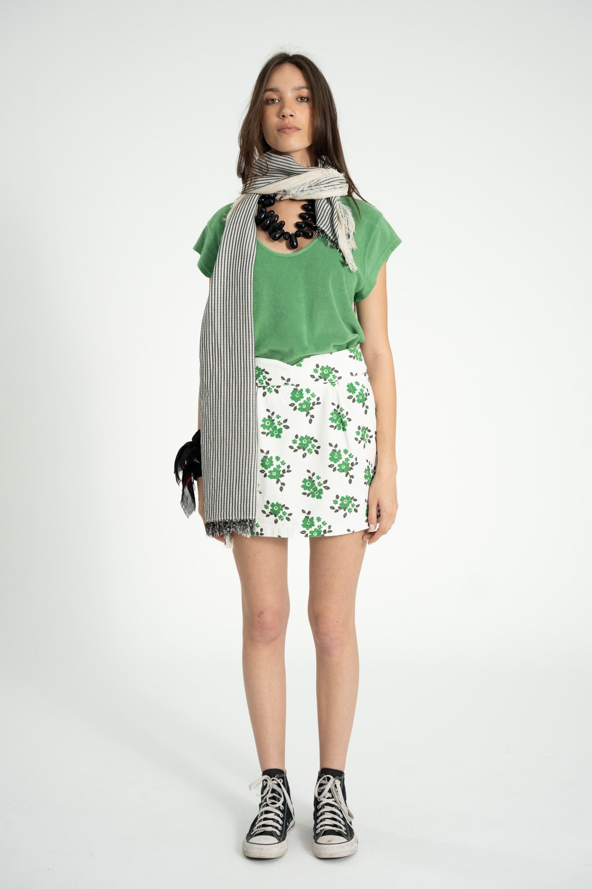 Camiseta de Manga Corta Cuello Redondo Verde "2 Tango"