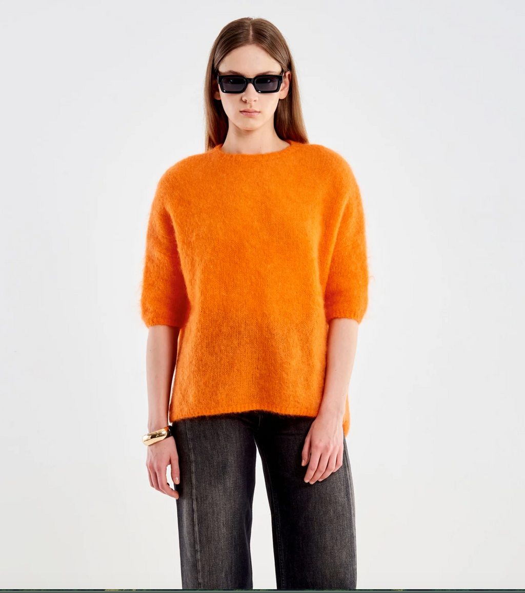 Jersey manga corta oversize